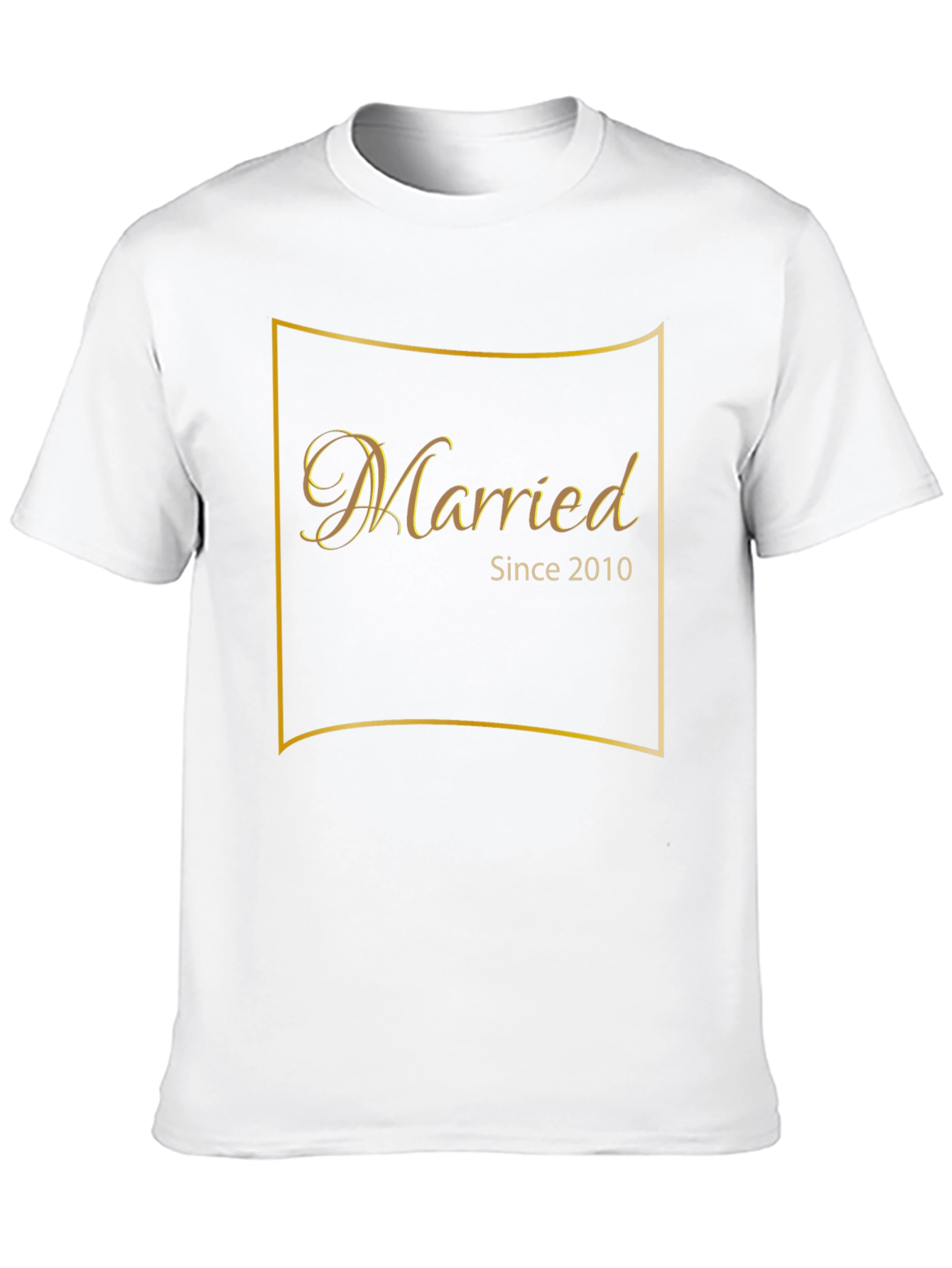 Married Since 2010 Black T-Shirt