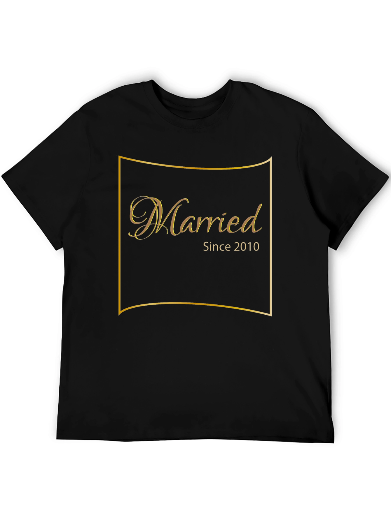 Married Since 2010 Black T-Shirt