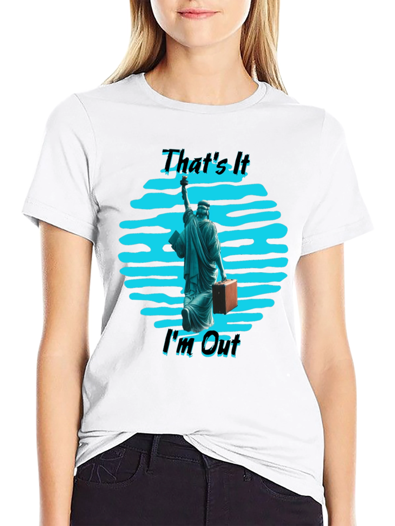 Statue of Liberty Leaving T-Shirt
