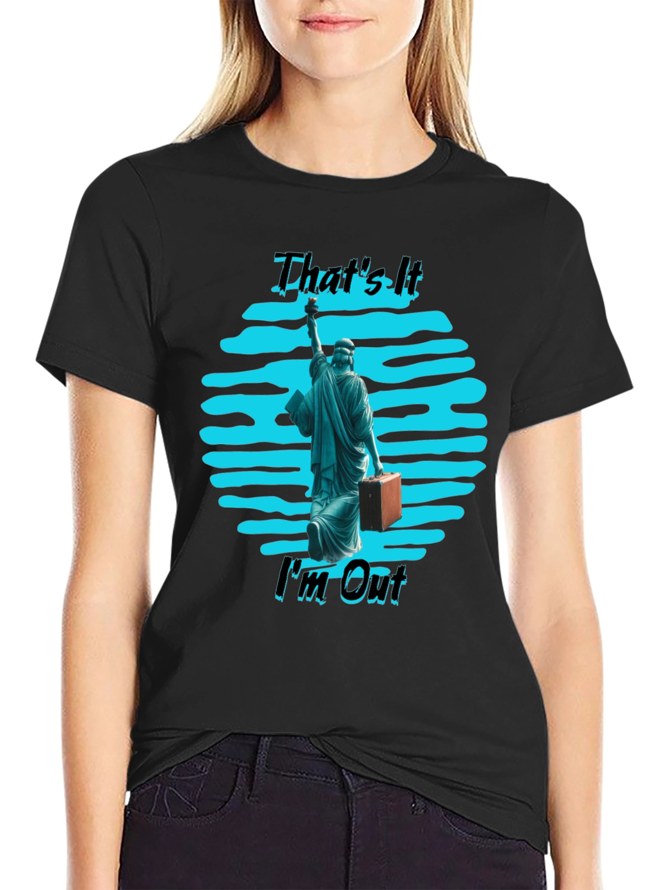 Statue of Liberty Leaving T-Shirt