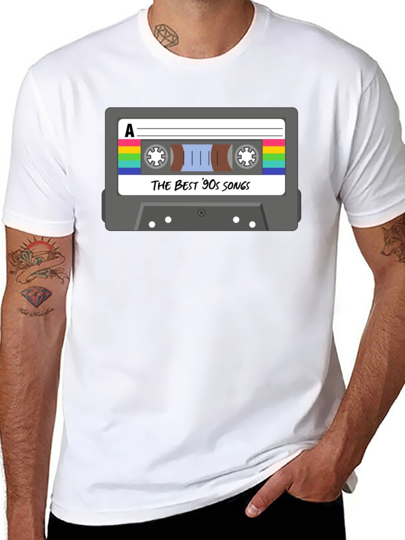 Retro 90s Cassette Tape Graphic Tee