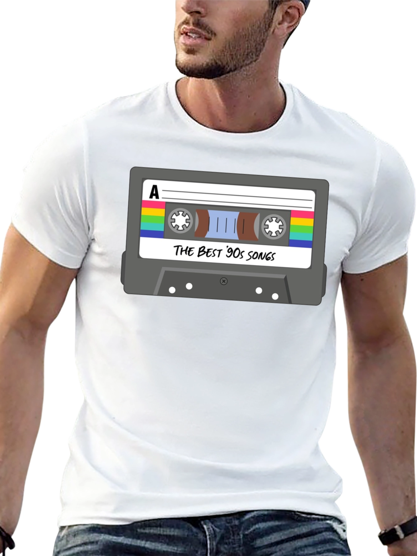 Retro 90s Cassette Tape Graphic Tee