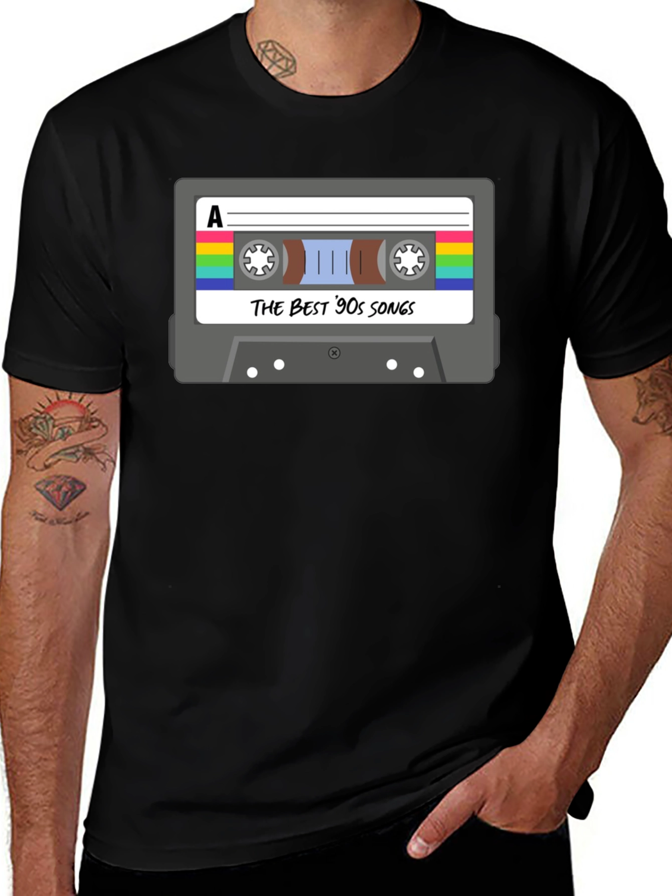 Retro 90s Cassette Tape Graphic Tee