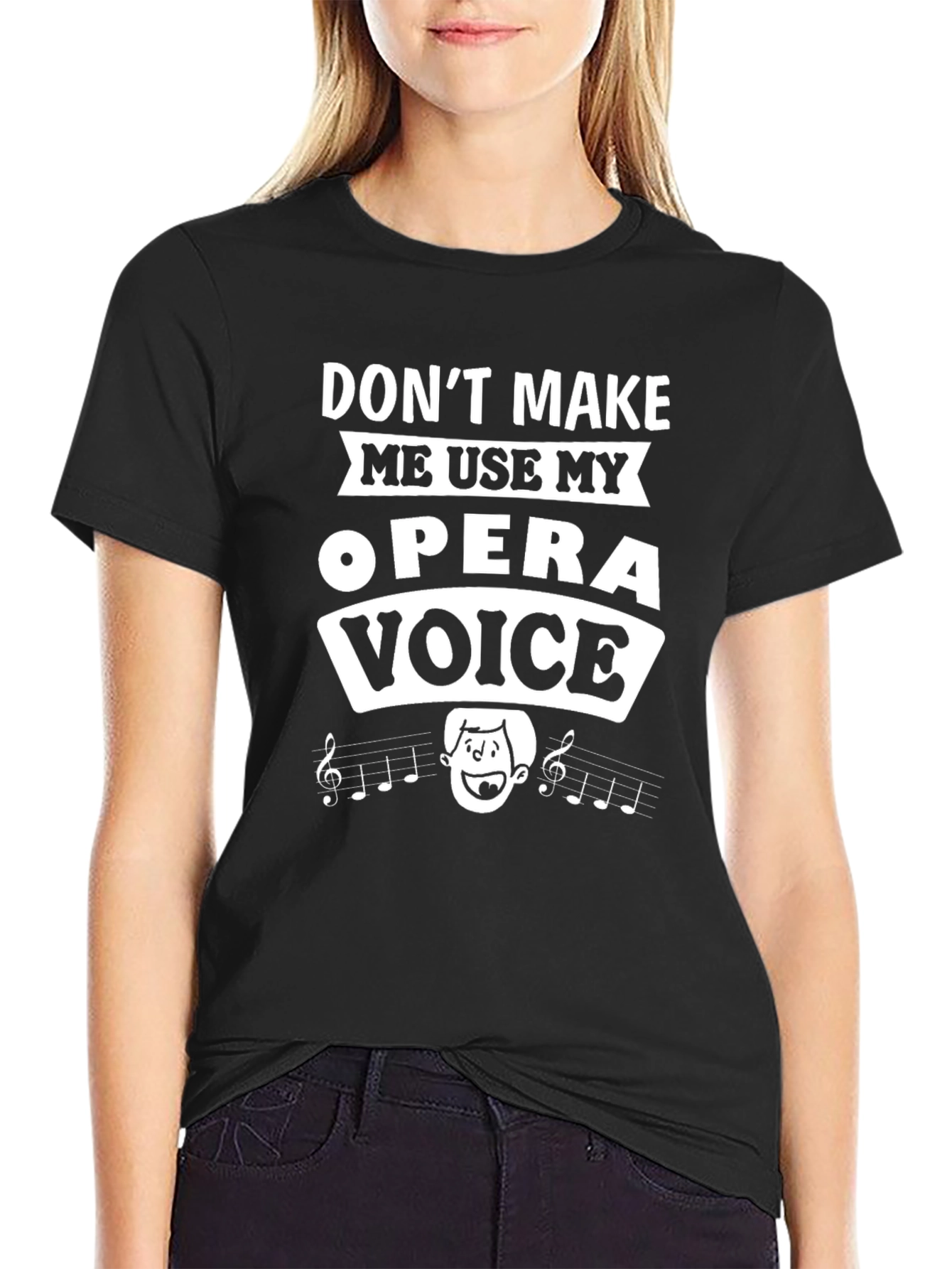 Opera Voice T-Shirt - Funny Music Lover Tee