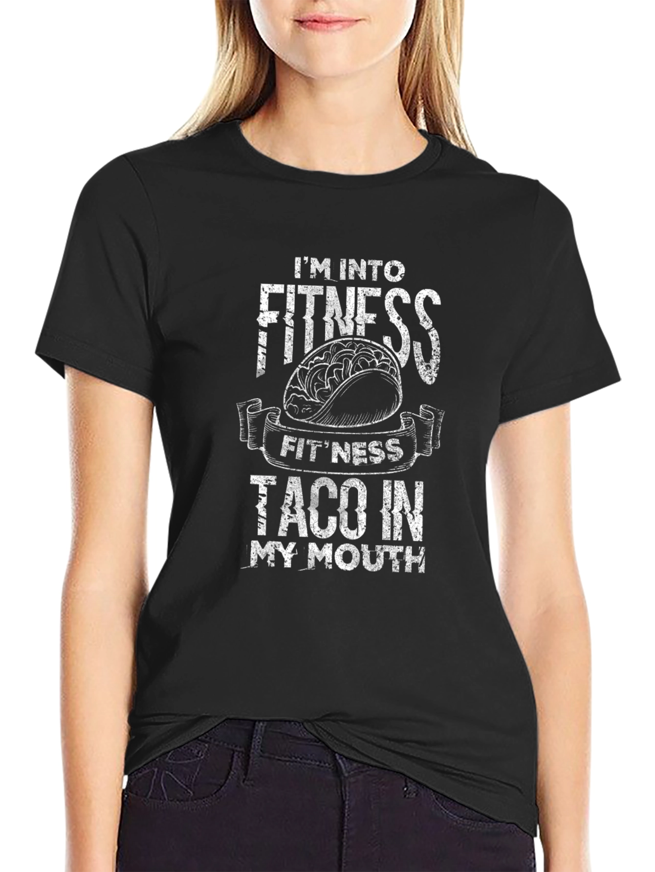 Fitness Taco Funny Graphic T-Shirt