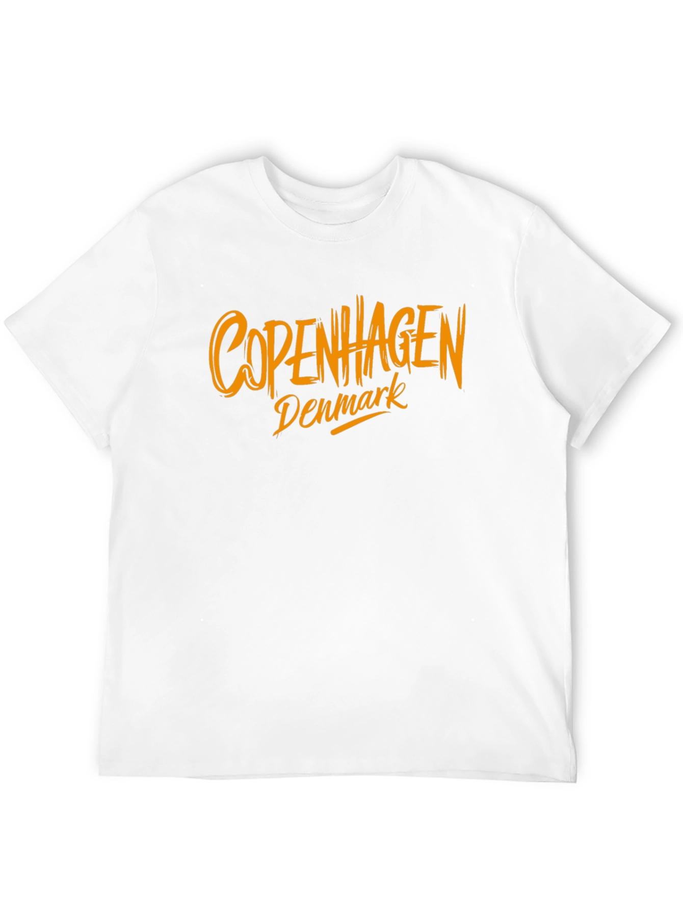 Copenhagen Denmark Graphic Tee - Black Cotton Casual Shirt