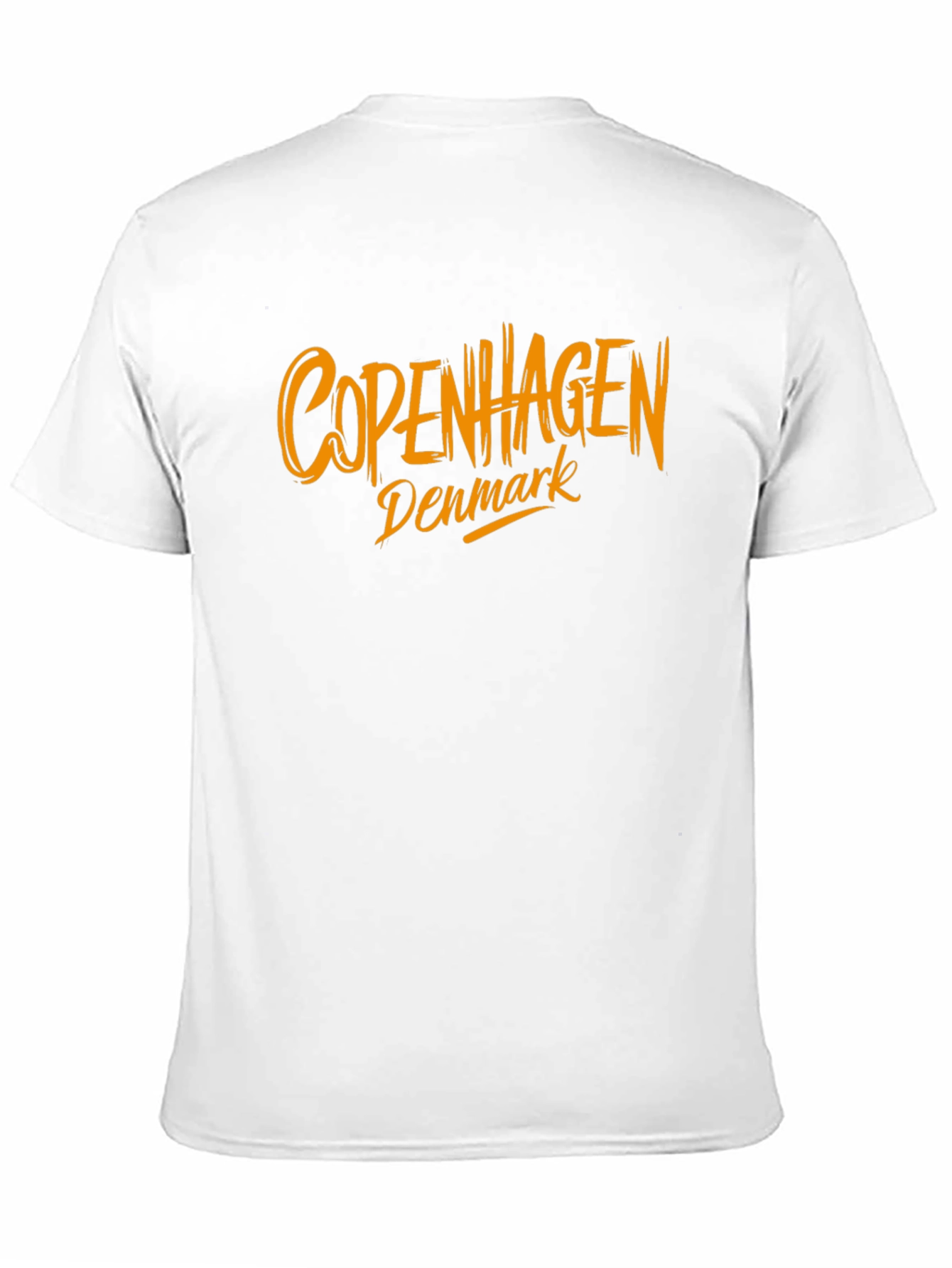 Copenhagen Denmark Graphic Tee - Black Cotton Casual Shirt