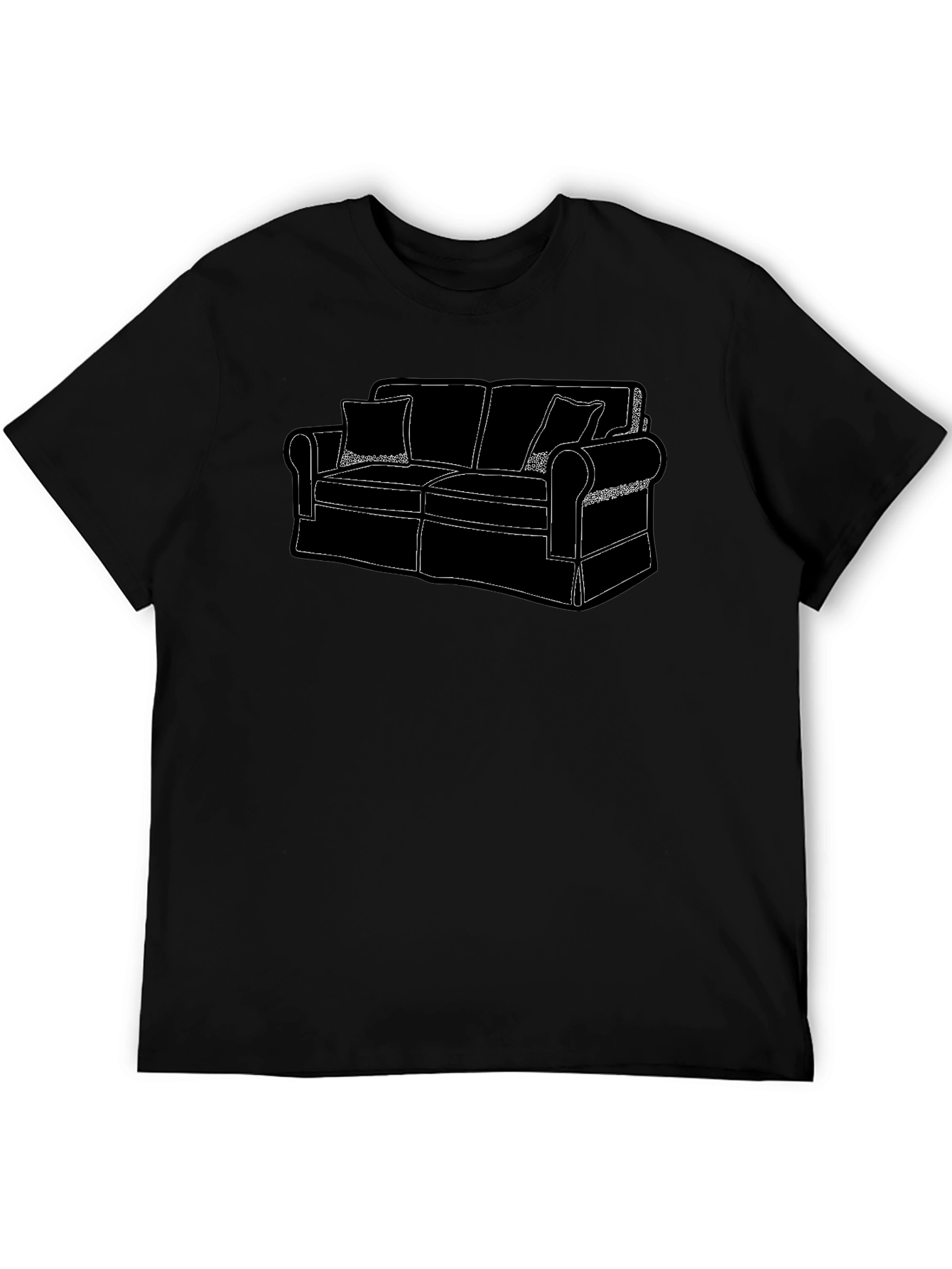 Couch Graphic Tee - Relaxed Style