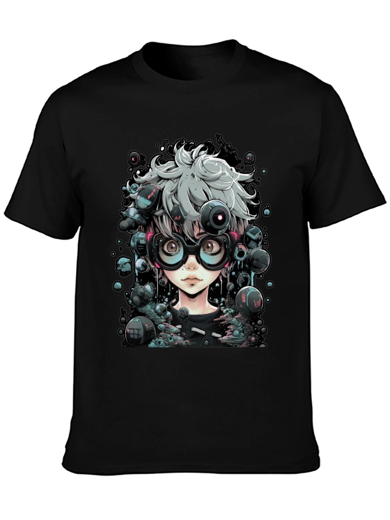 Cyberpunk Anime T-Shirt - Edgy Futuristic Style