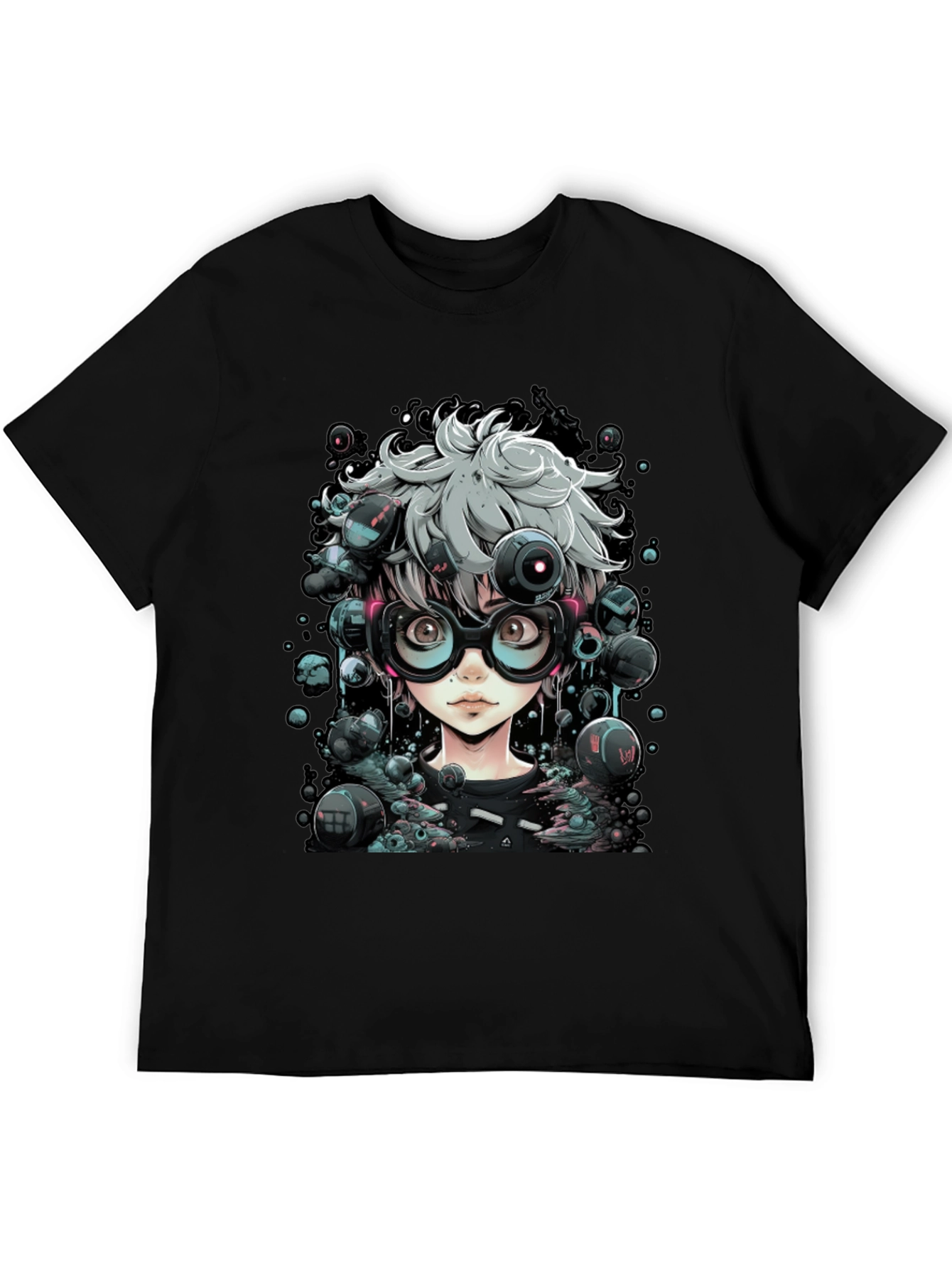 Cyberpunk Anime T-Shirt - Edgy Futuristic Style