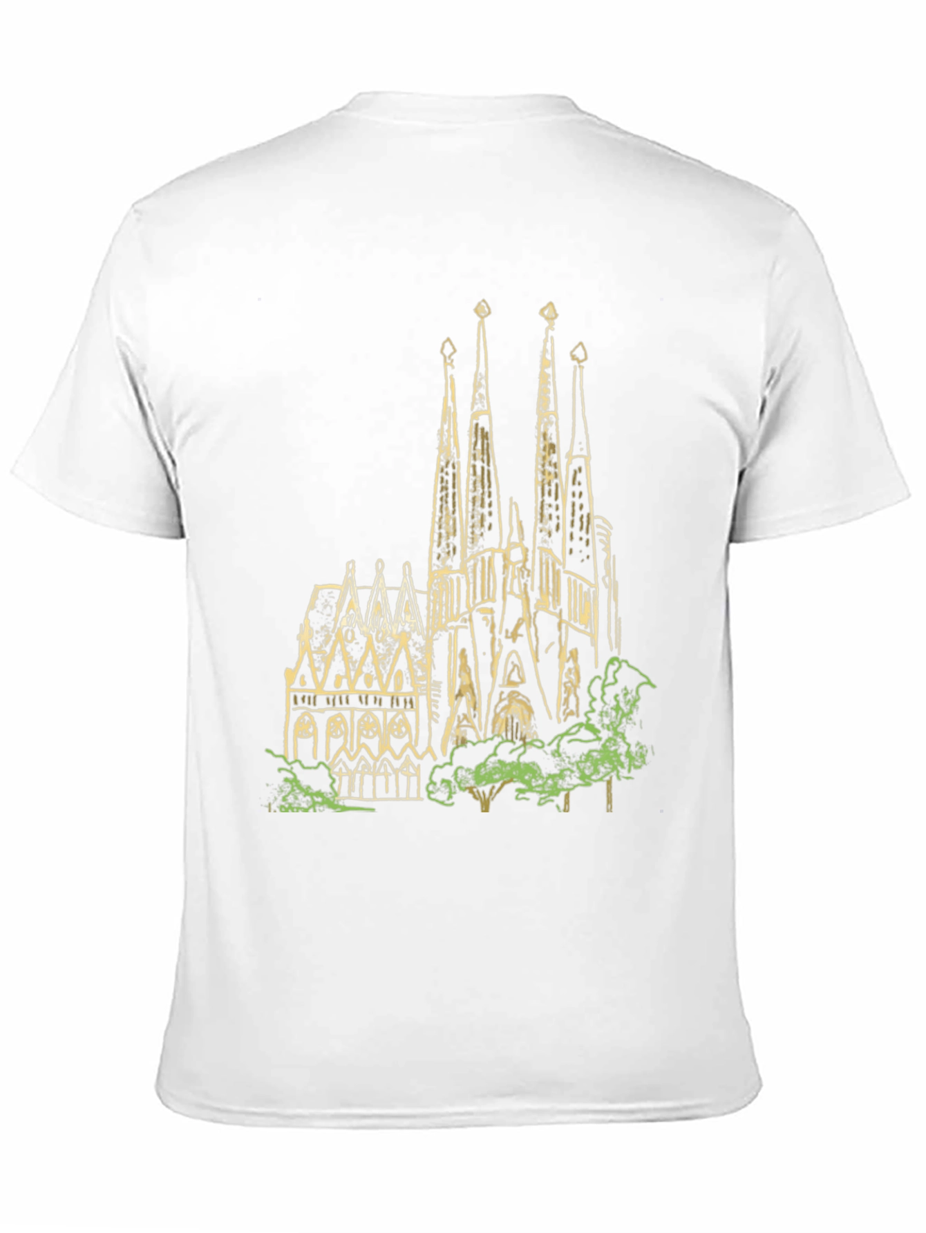 Sagrada Familia T-Shirt - Unique Graphic Tee