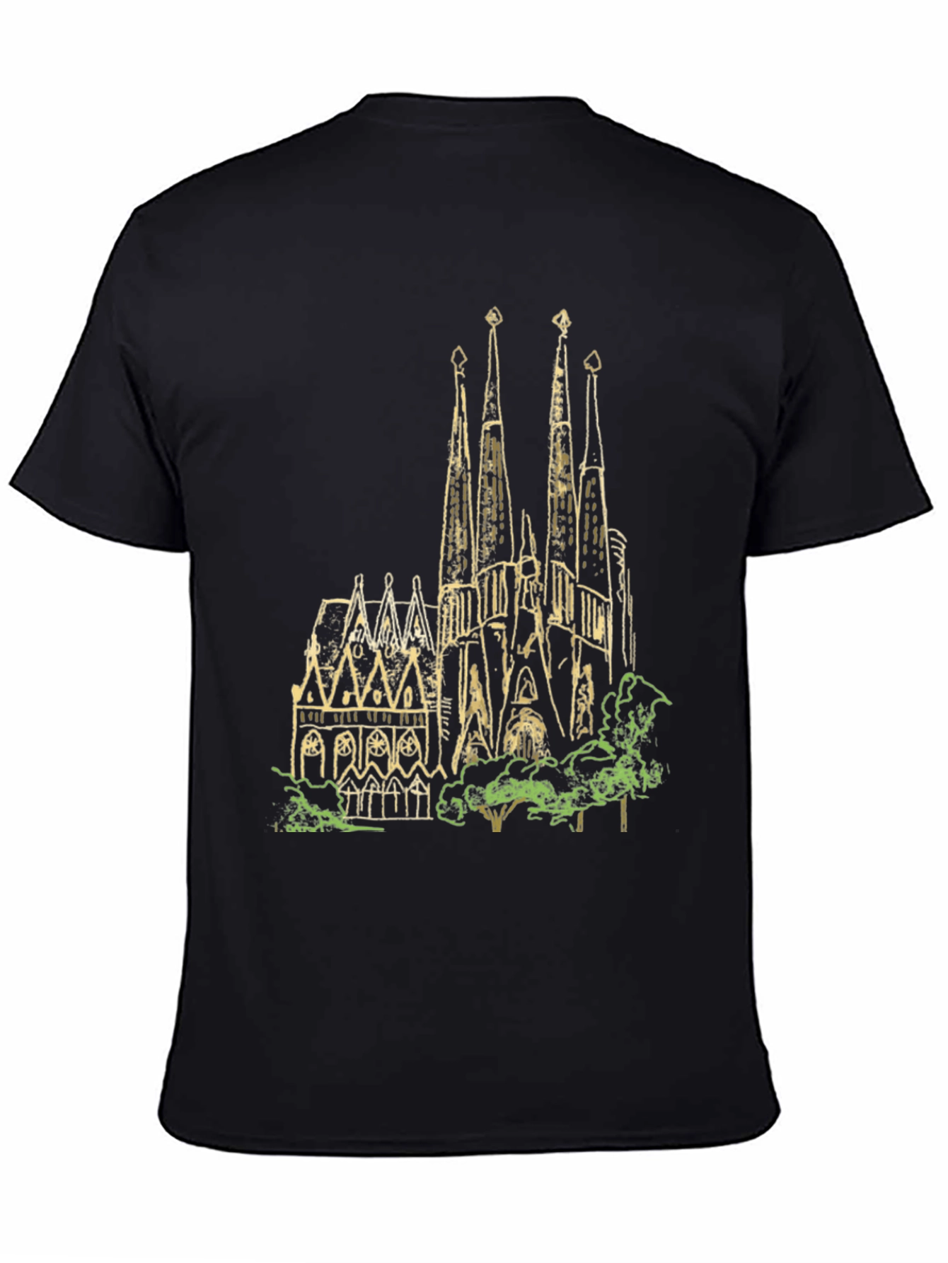 Sagrada Familia T-Shirt - Unique Graphic Tee