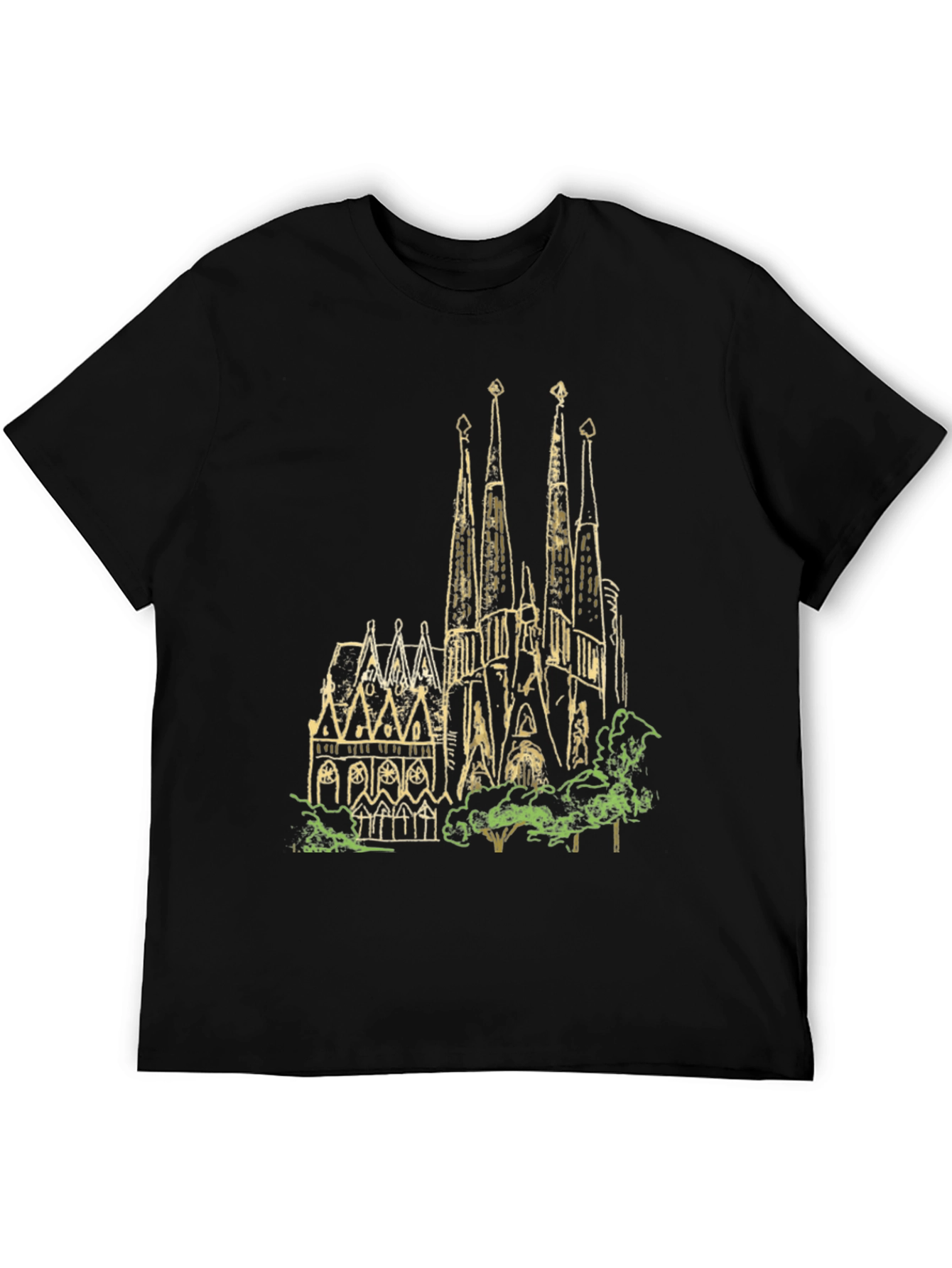 Sagrada Familia T-Shirt - Unique Graphic Tee