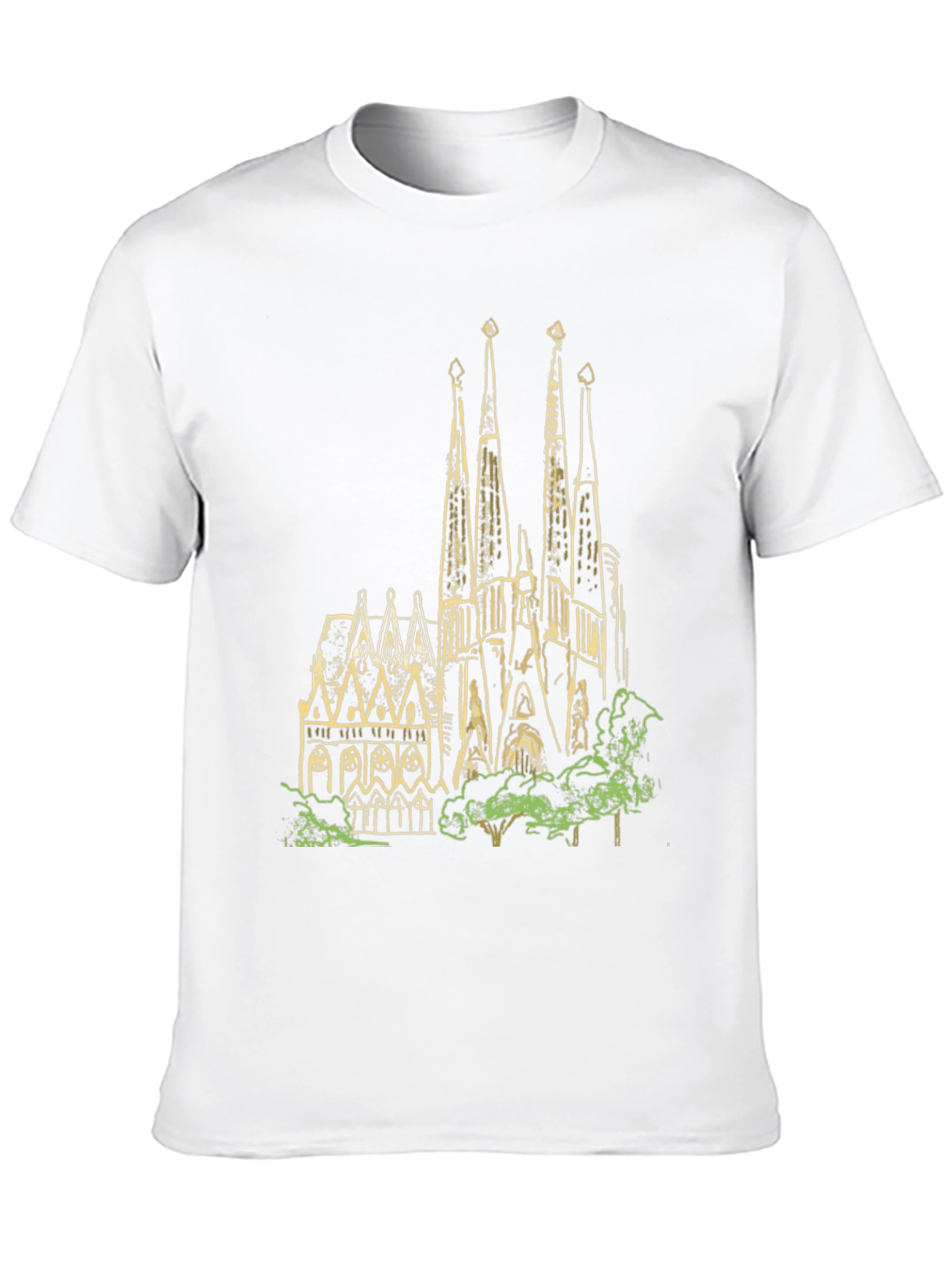 Sagrada Familia T-Shirt - Unique Graphic Tee