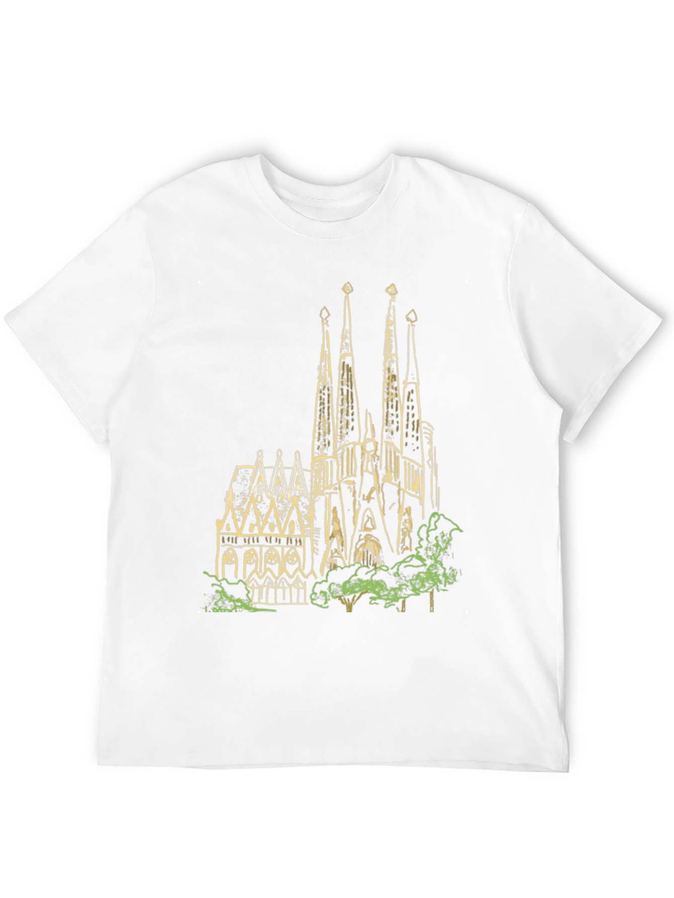Sagrada Familia T-Shirt - Unique Graphic Tee