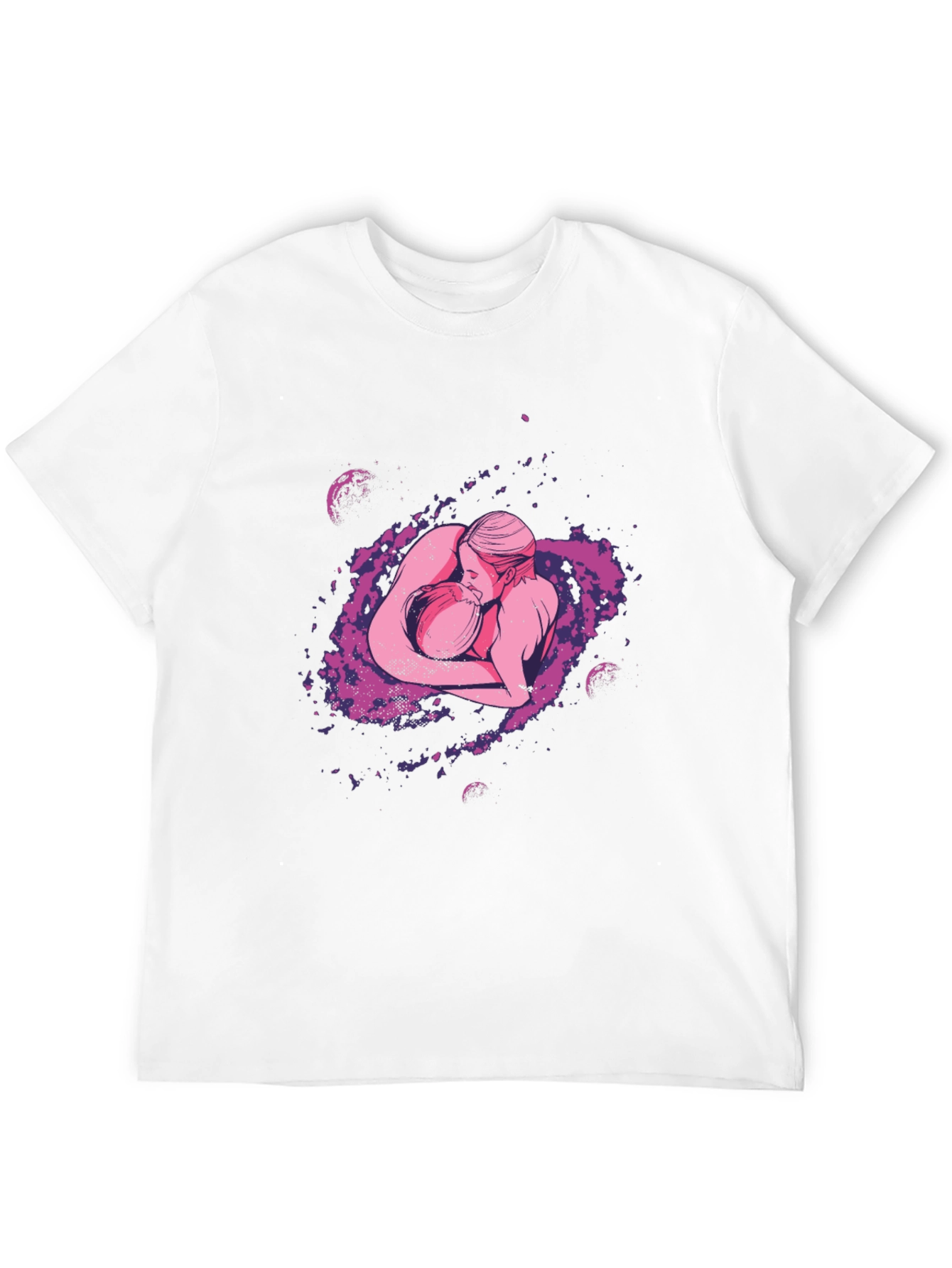 Cosmic Lovers Graphic Tee - Soft Cotton Blend