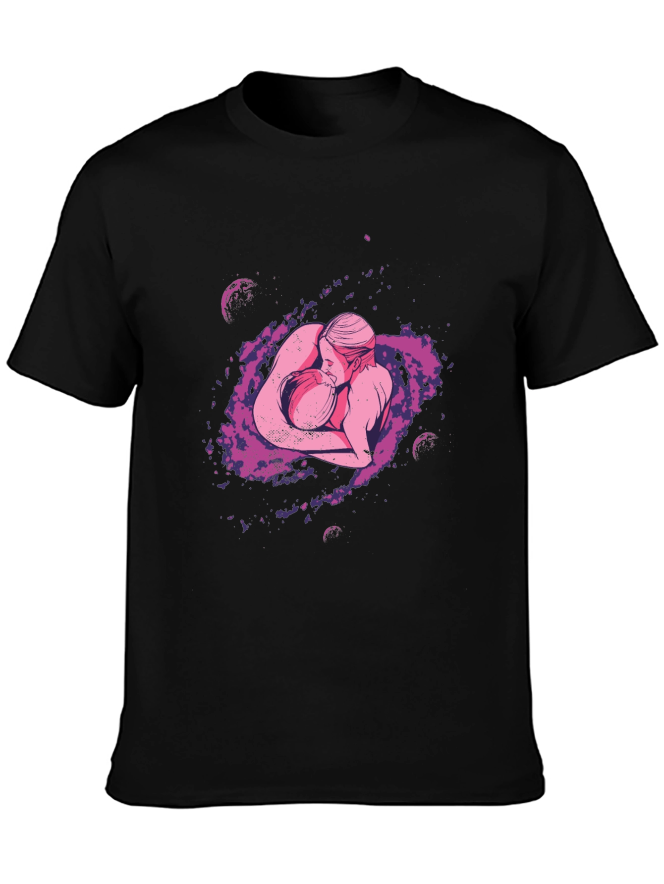 Cosmic Lovers Graphic Tee - Soft Cotton Blend