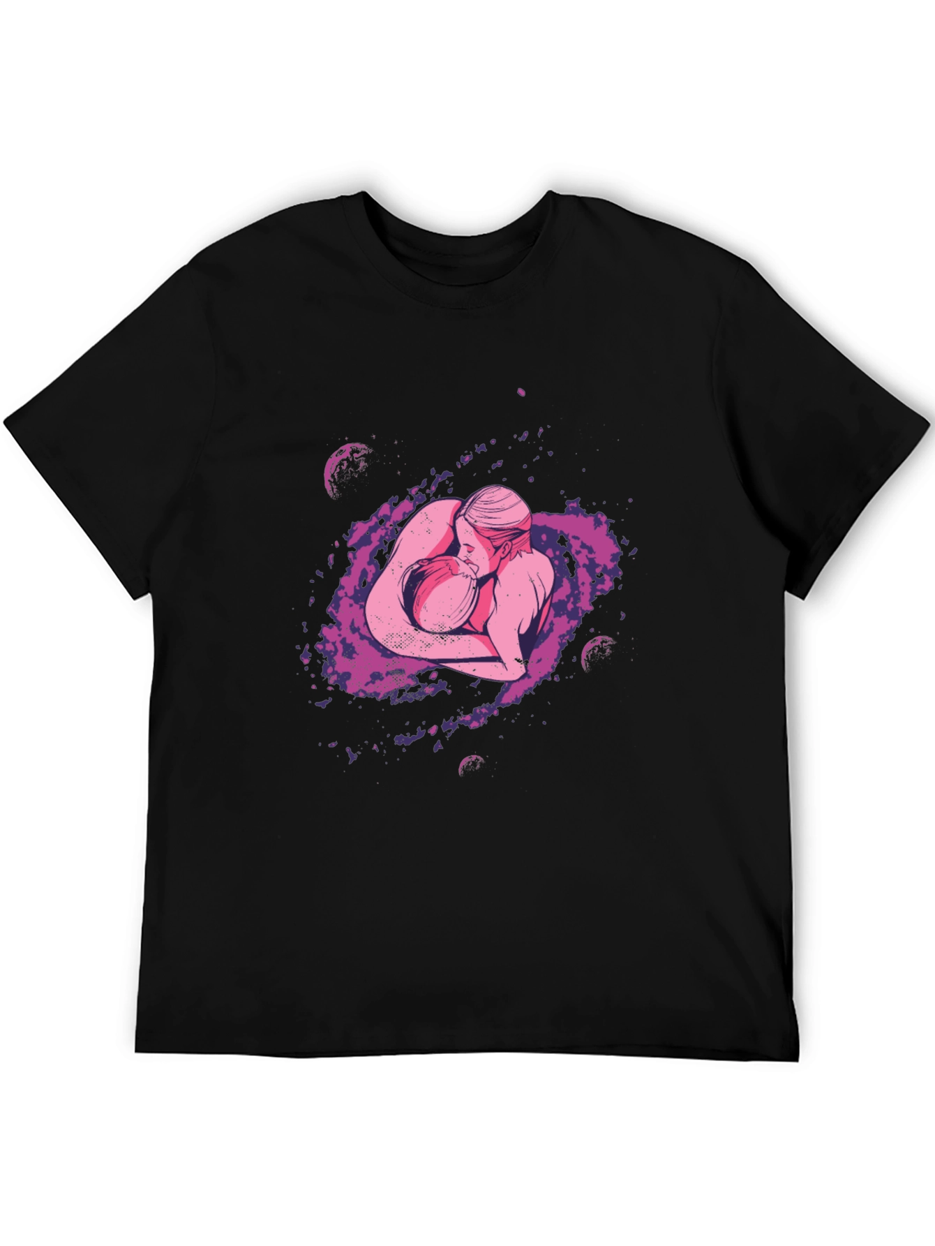 Cosmic Lovers Graphic Tee - Soft Cotton Blend