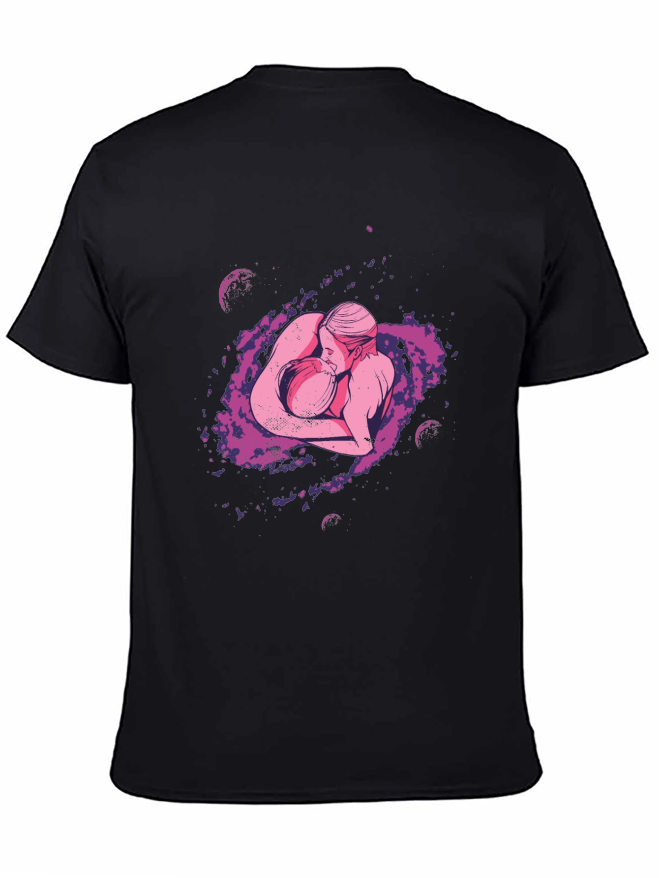Cosmic Lovers Graphic Tee - Soft Cotton Blend