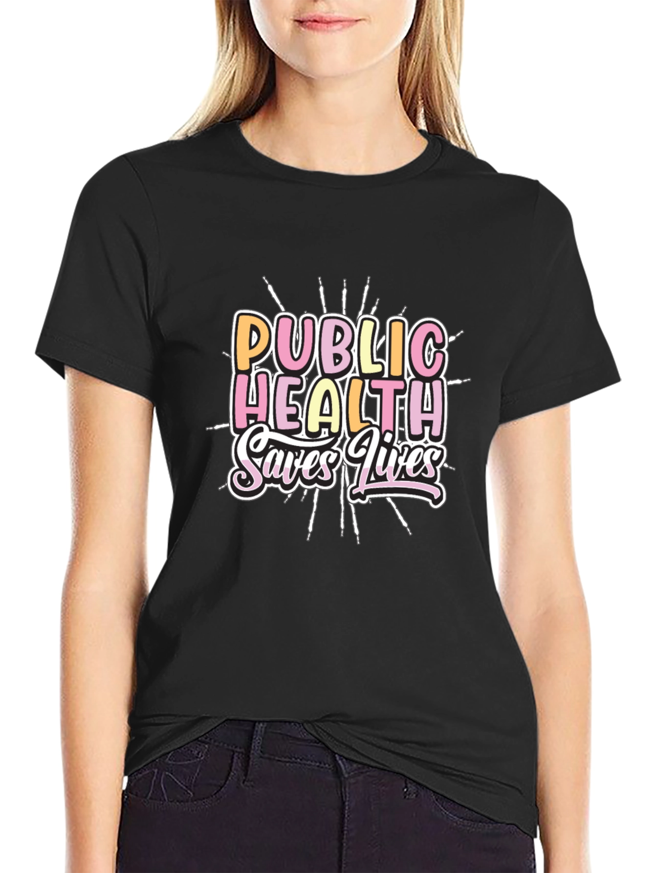 Public Health Saves Lives Graphic Tee