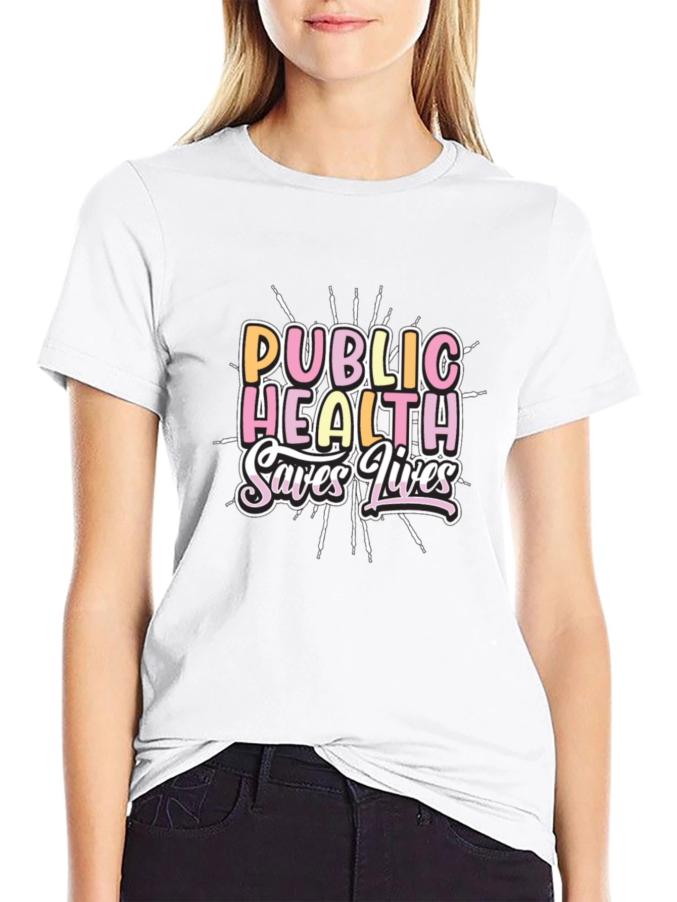 Public Health Saves Lives Graphic Tee
