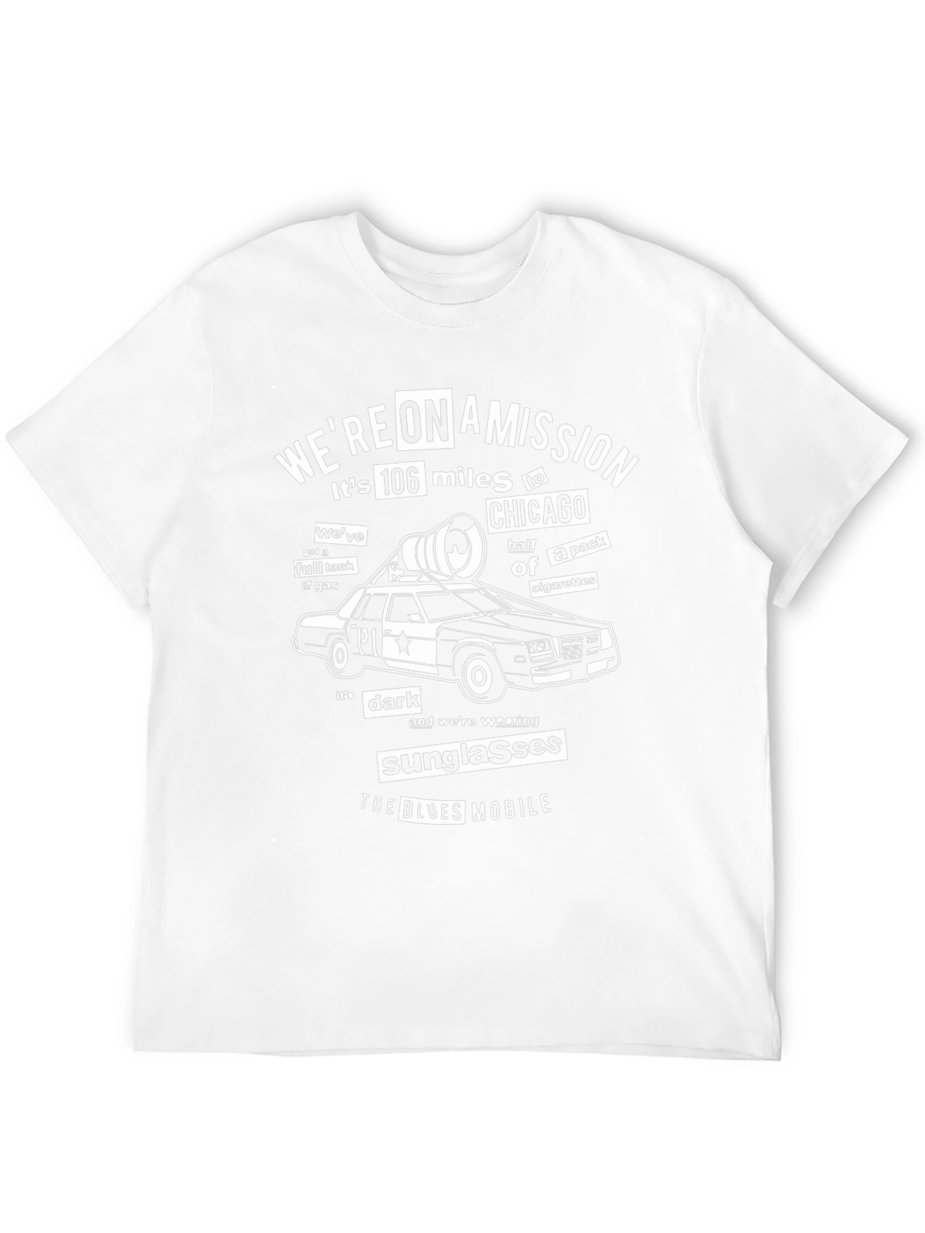 Blues Mobile T-Shirt: Were On A Mission to Chicago