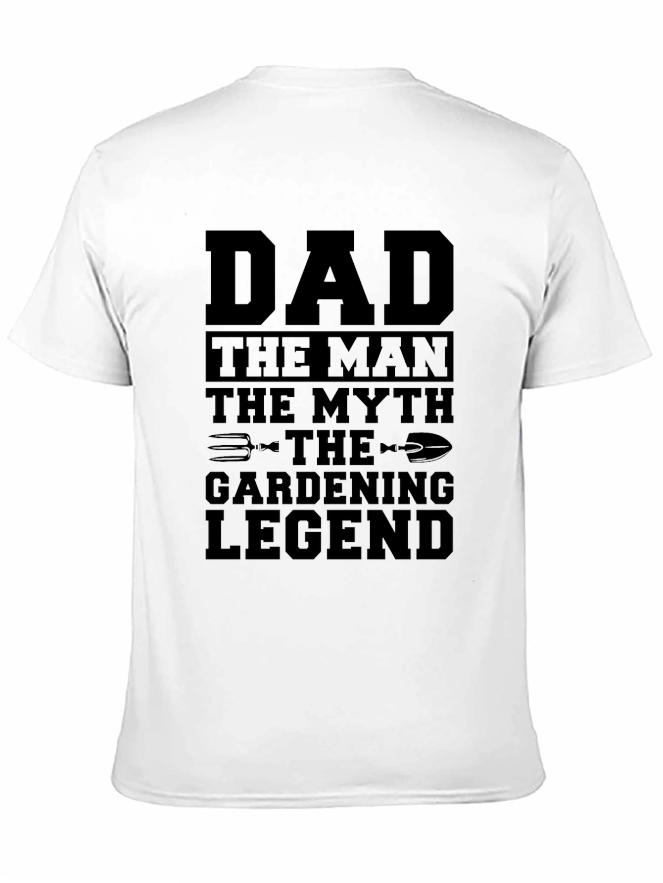 Dad Gardening Legend Black T-Shirt