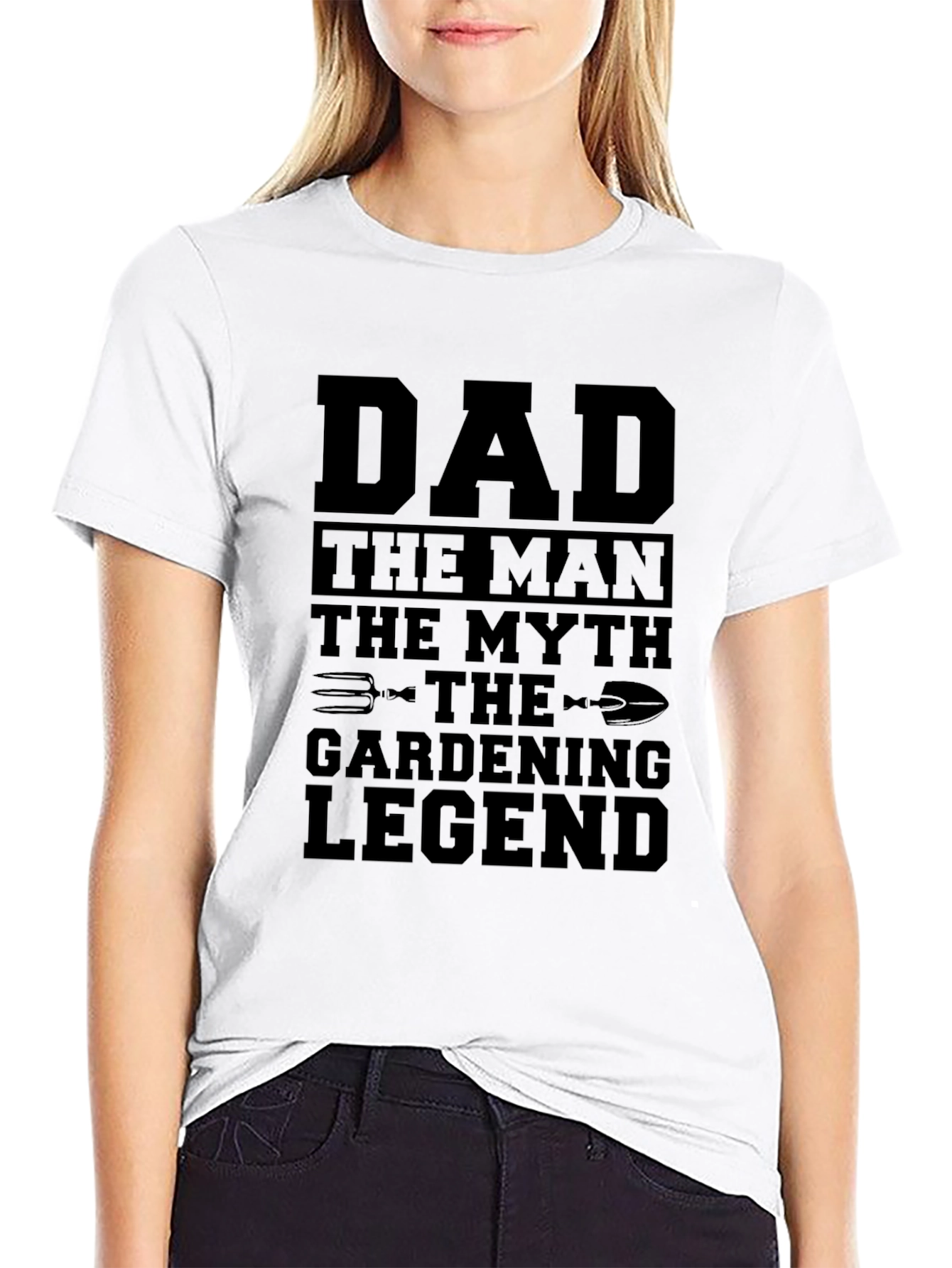 Dad Gardening Legend Black T-Shirt