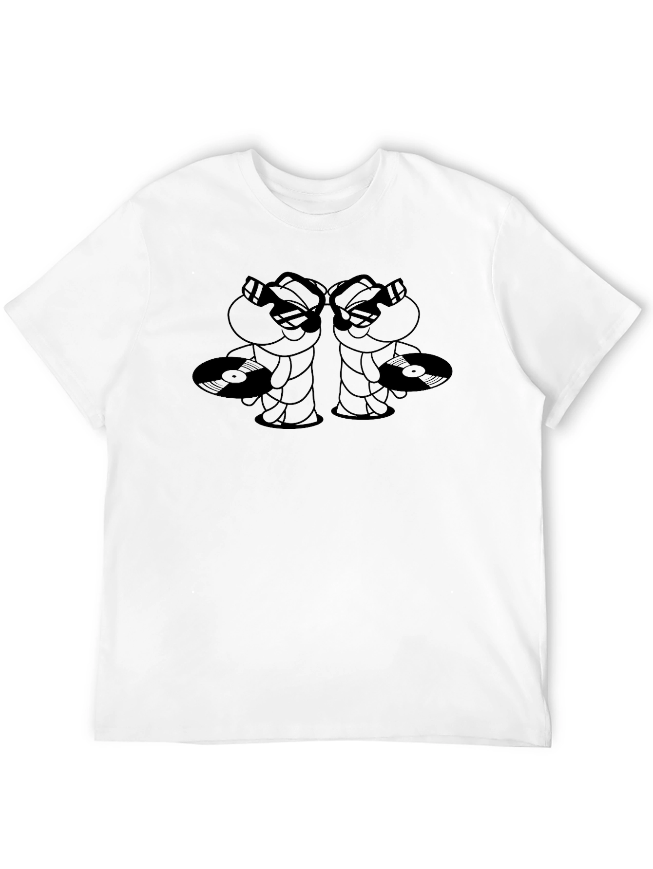 DJ Frog Graphic Tee - Cool Black T-Shirt