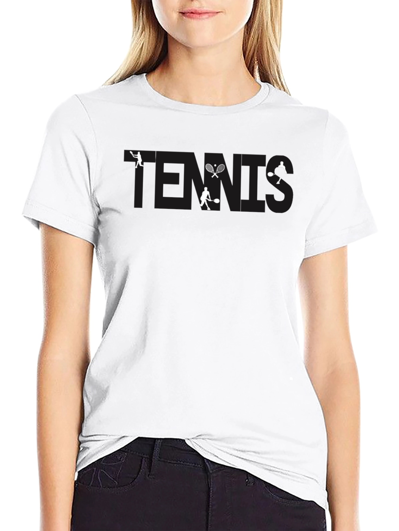 Tennis Graphic Print T-Shirt