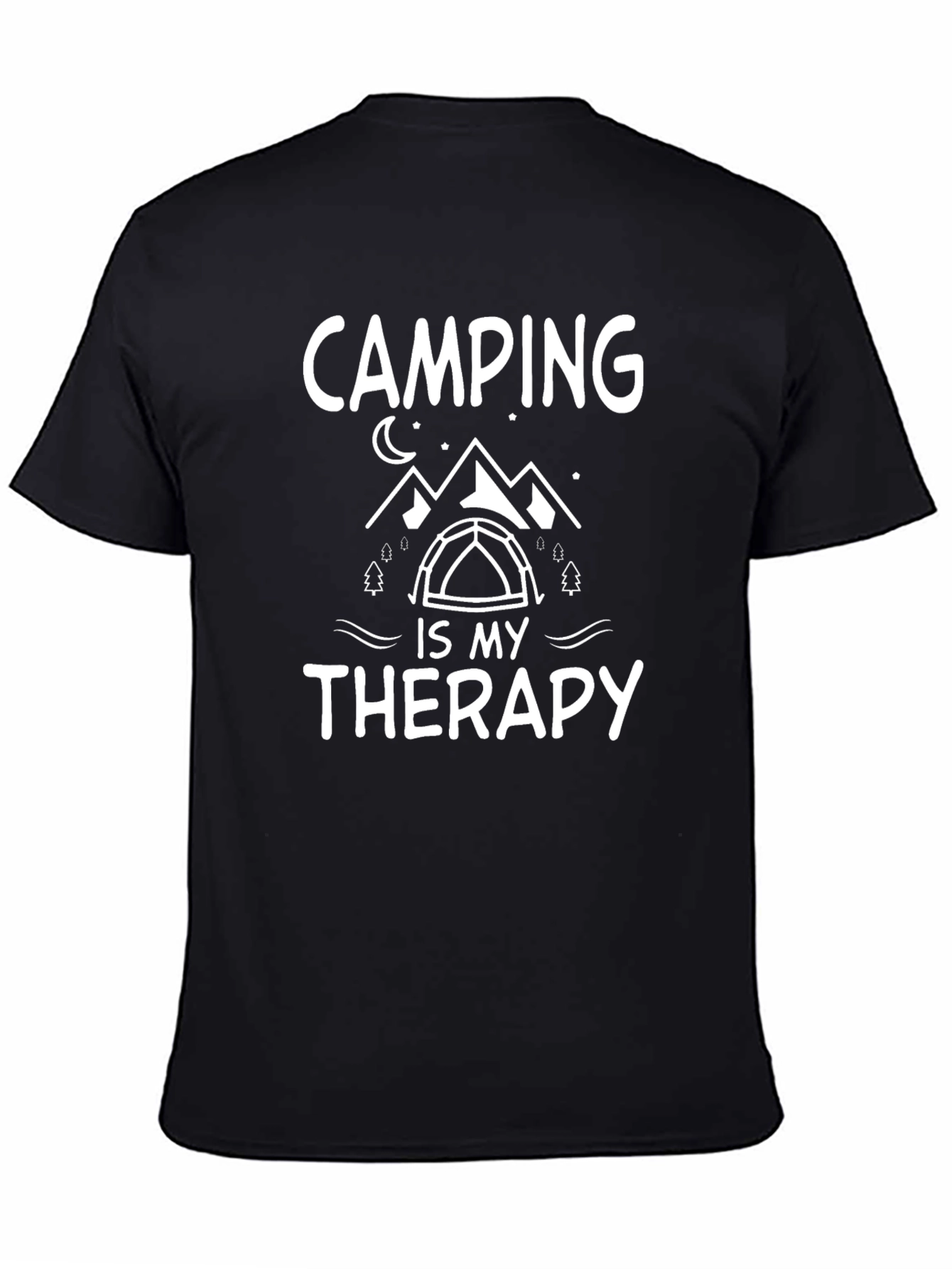 Camping is My Therapy Graphic T-Shirt