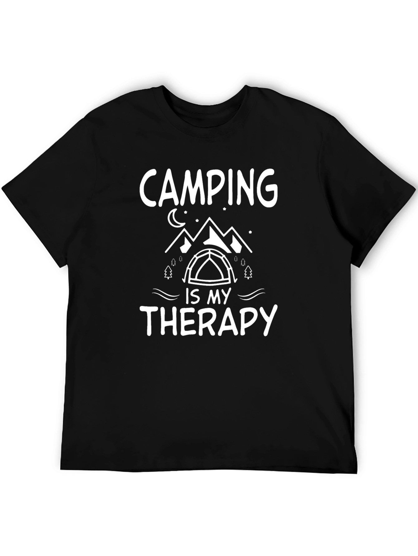 Camping is My Therapy Graphic T-Shirt
