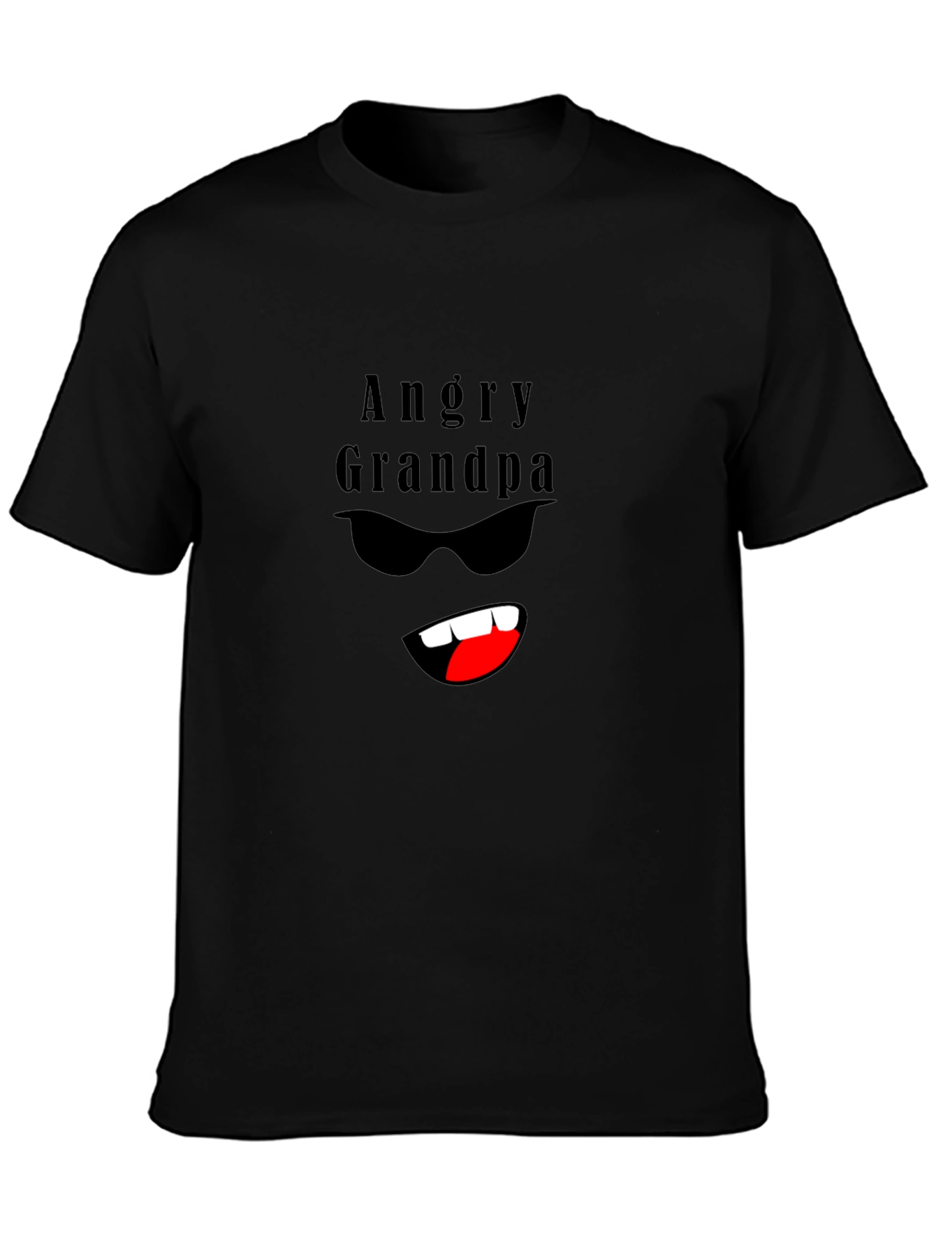 Angry Grandpa Graphic Tee - Funny Novelty T-Shirt