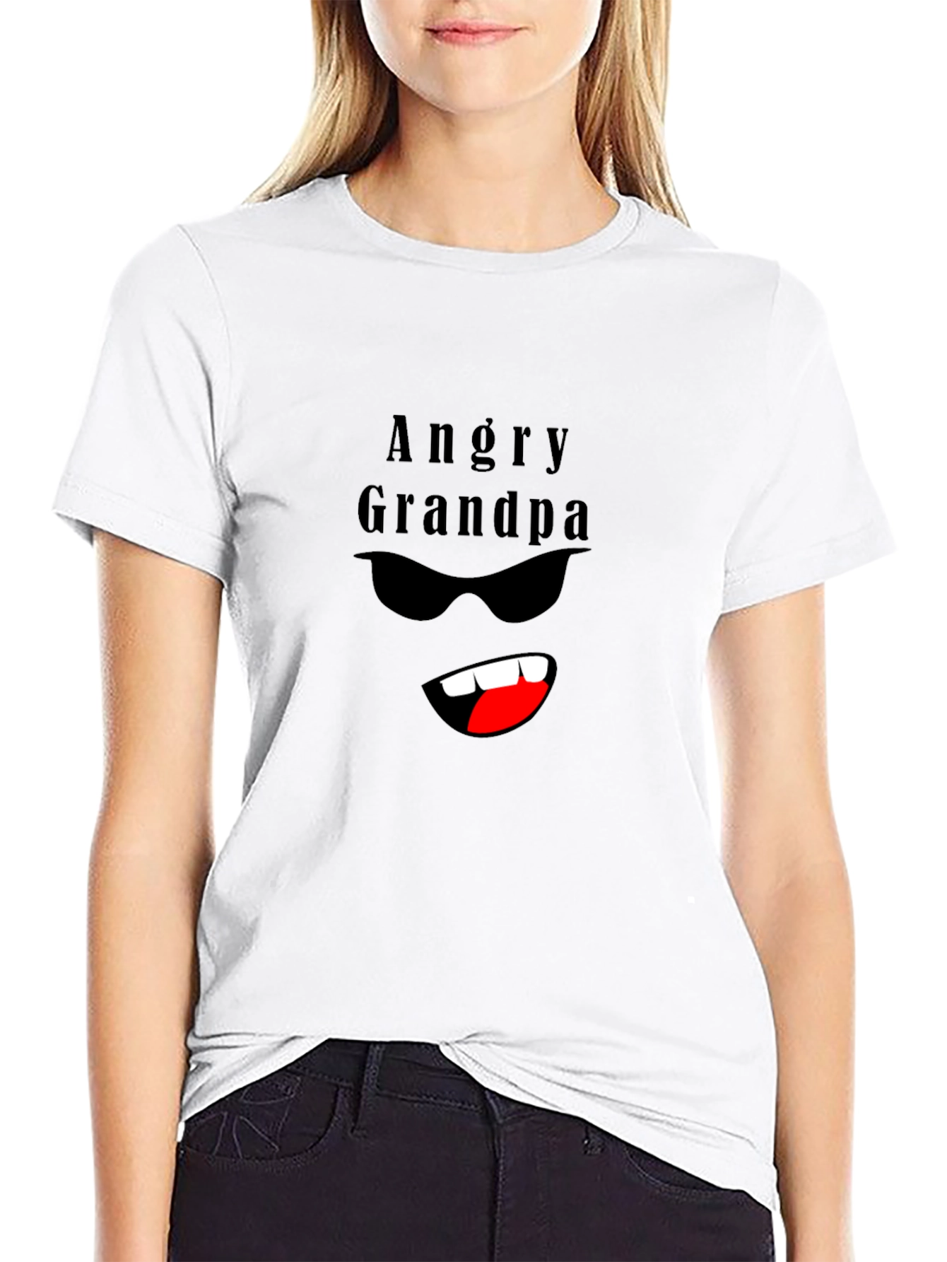 Angry Grandpa Graphic Tee - Funny Novelty T-Shirt