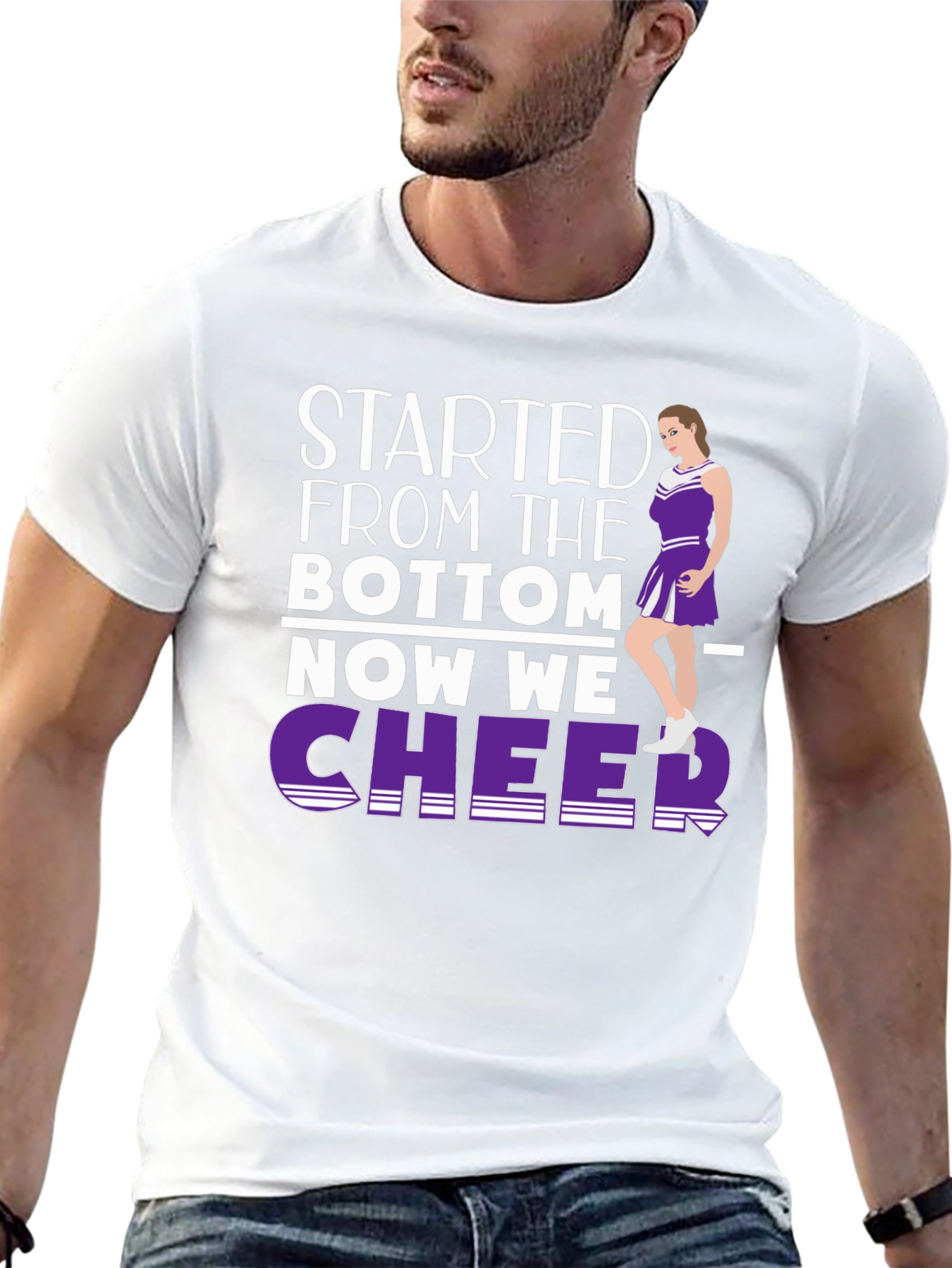 Started From the Bottom Cheer T-Shirt