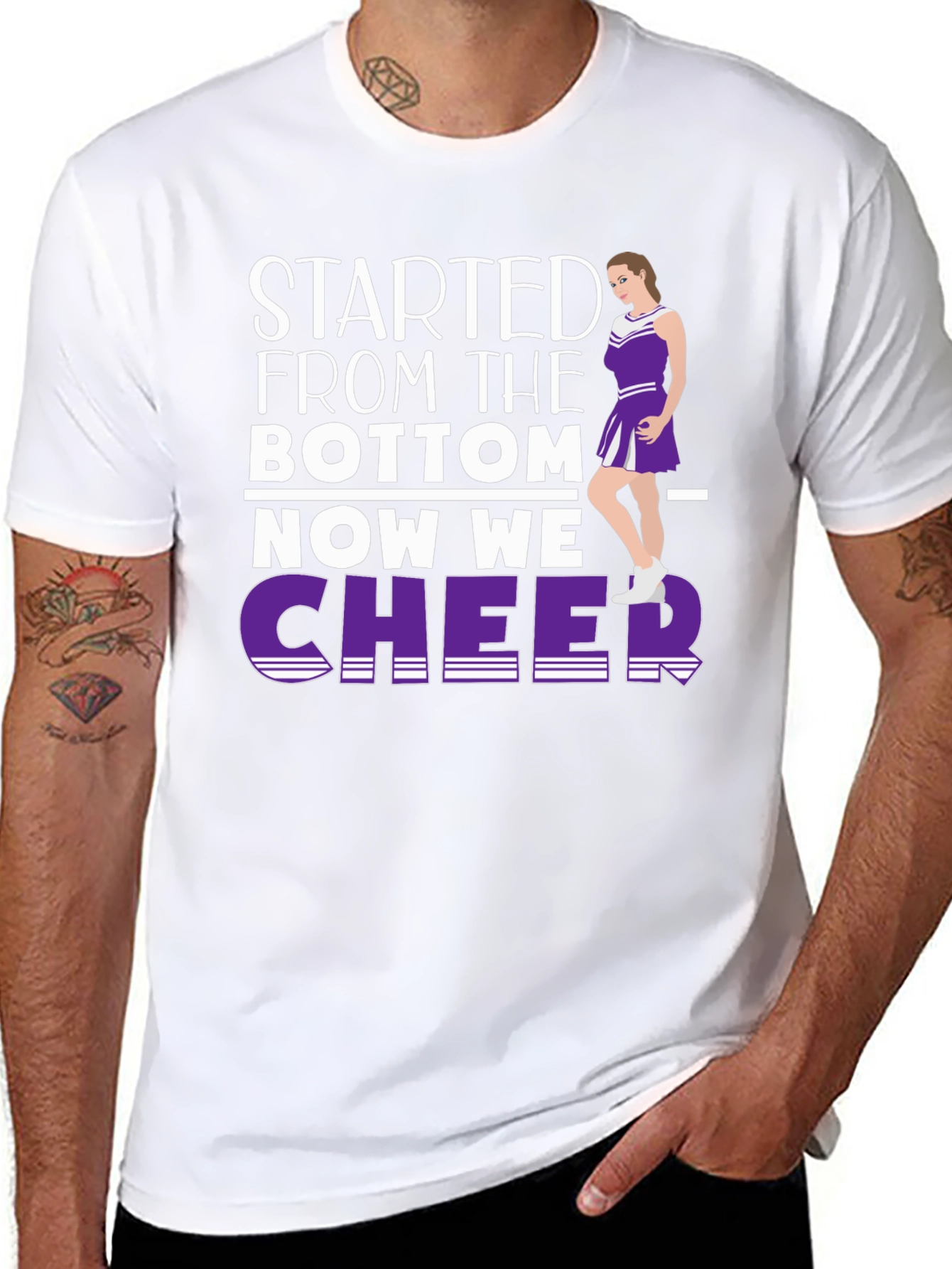 Started From the Bottom Cheer T-Shirt