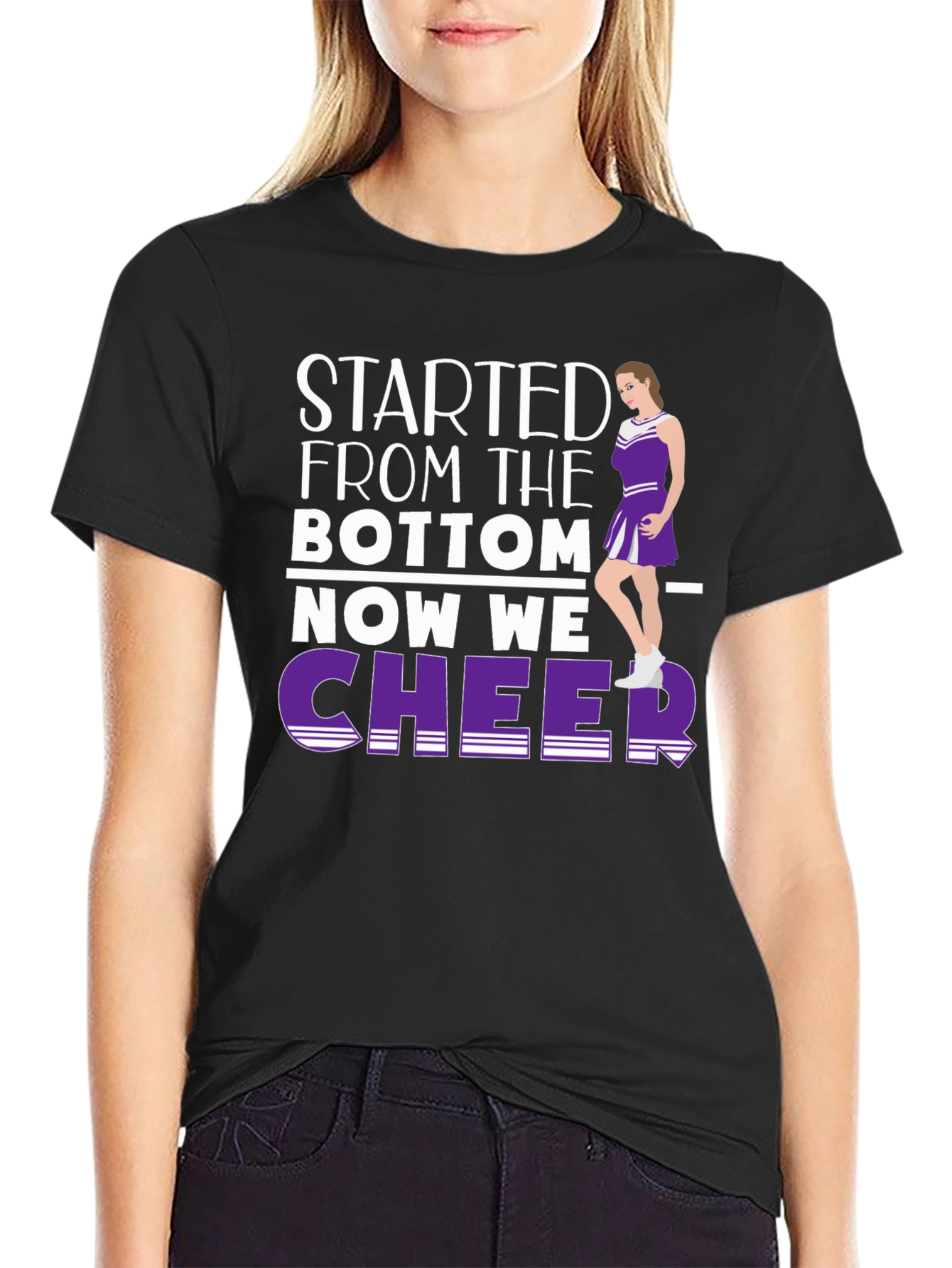 Started From the Bottom Cheer T-Shirt