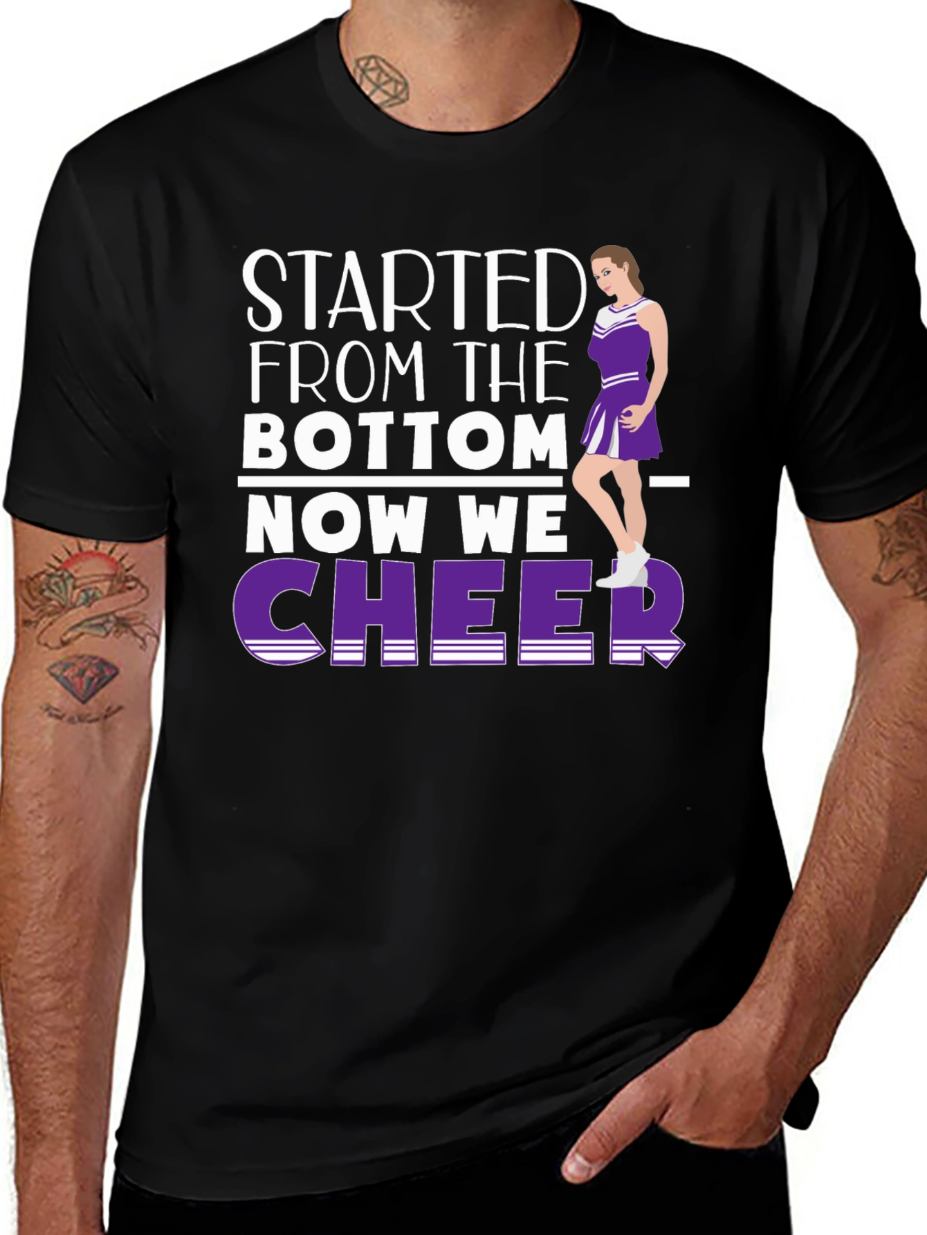 Started From the Bottom Cheer T-Shirt