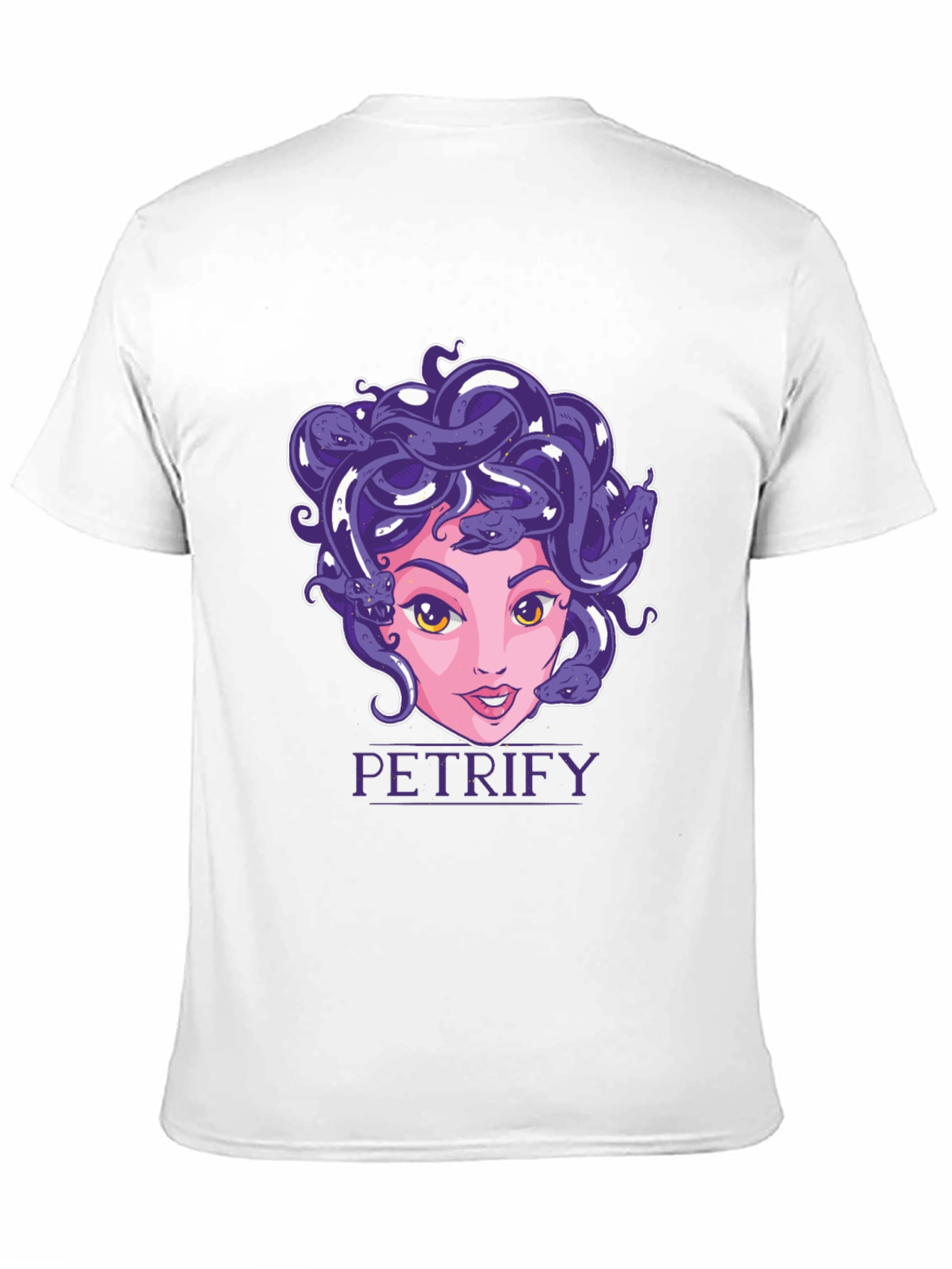 Medusa Graphic Print Black T-Shirt
