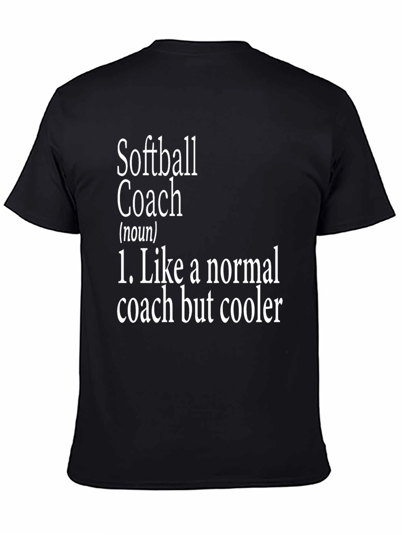 Softball Coach Definition Graphic Tee