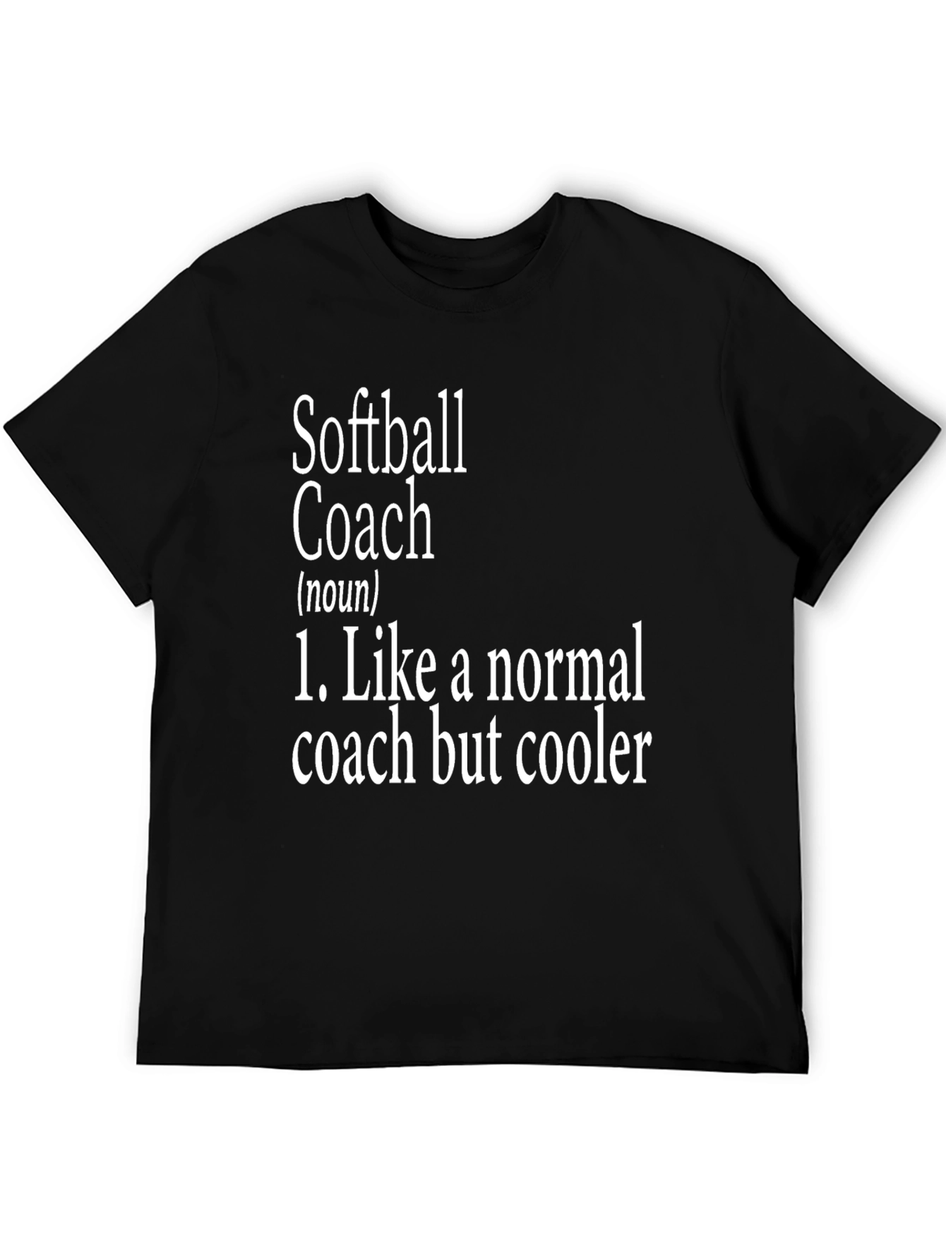 Softball Coach Definition Graphic Tee