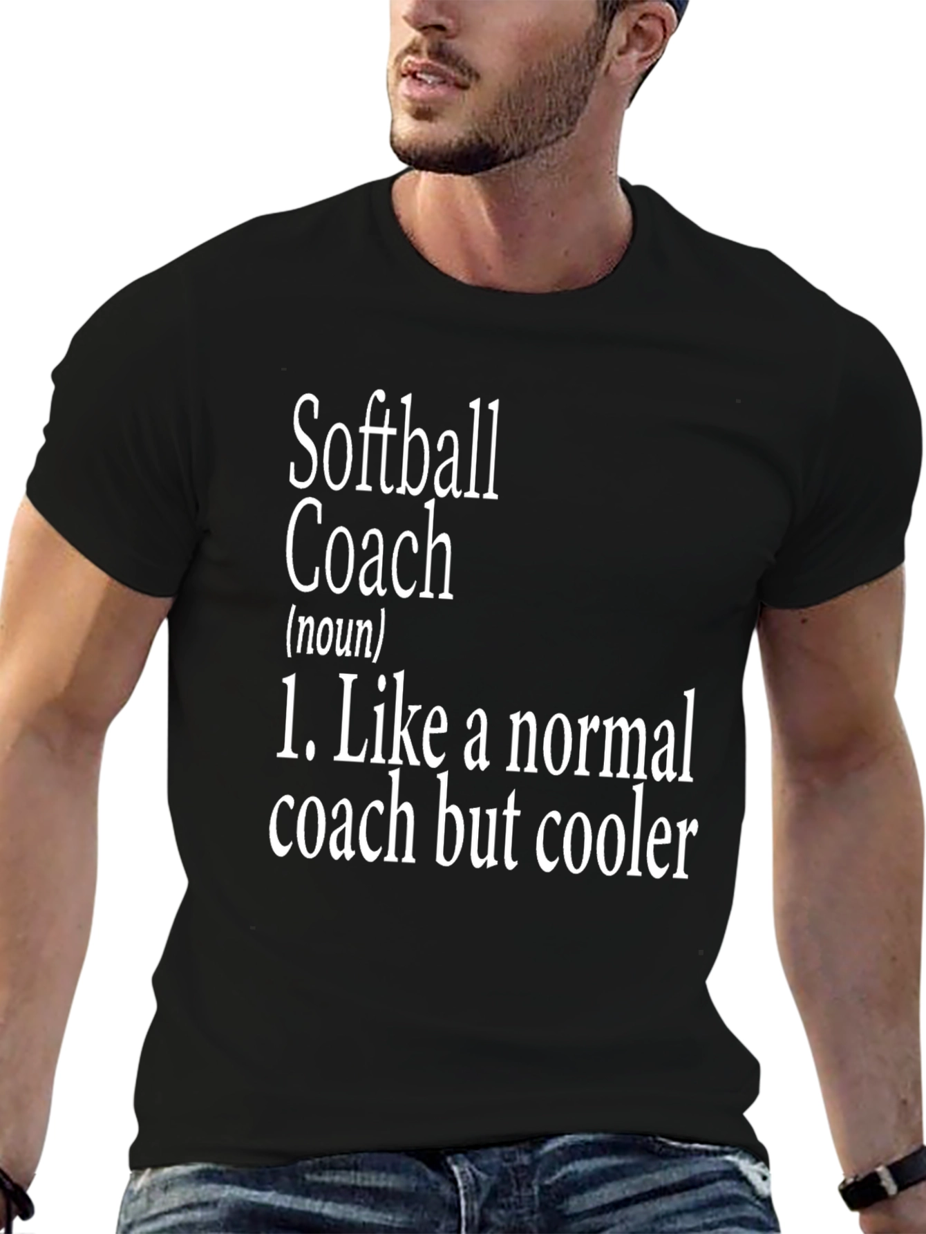 Softball Coach Definition Graphic Tee