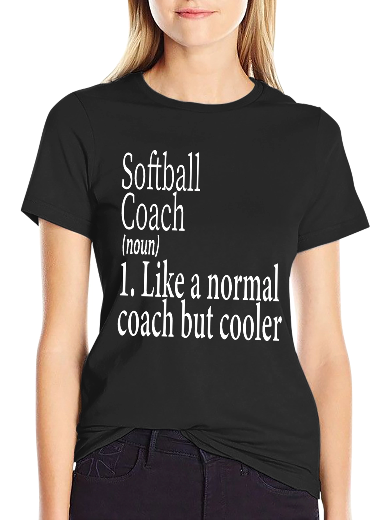 Softball Coach Definition Graphic Tee