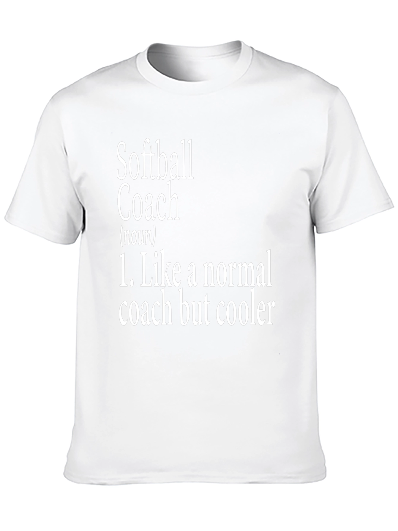 Softball Coach Definition Graphic Tee