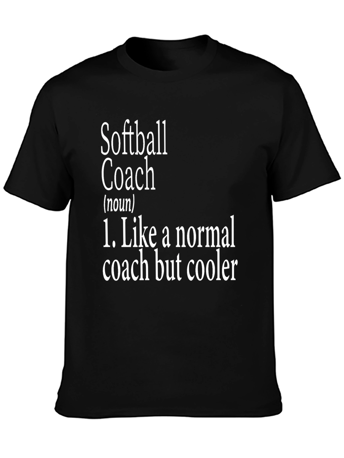 Softball Coach Definition Graphic Tee