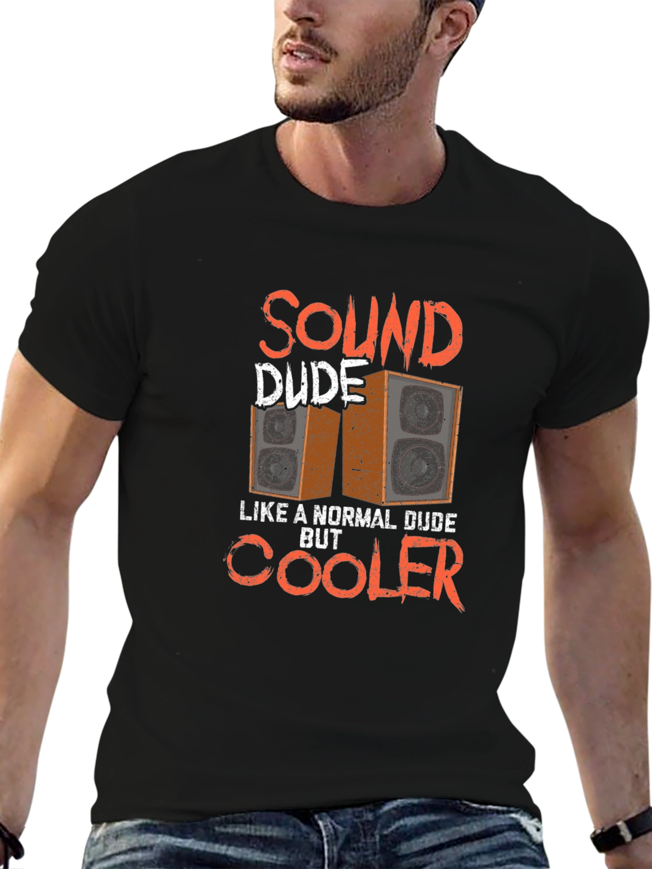 Sound Dude Graphic T-Shirt - Music Lover Tee