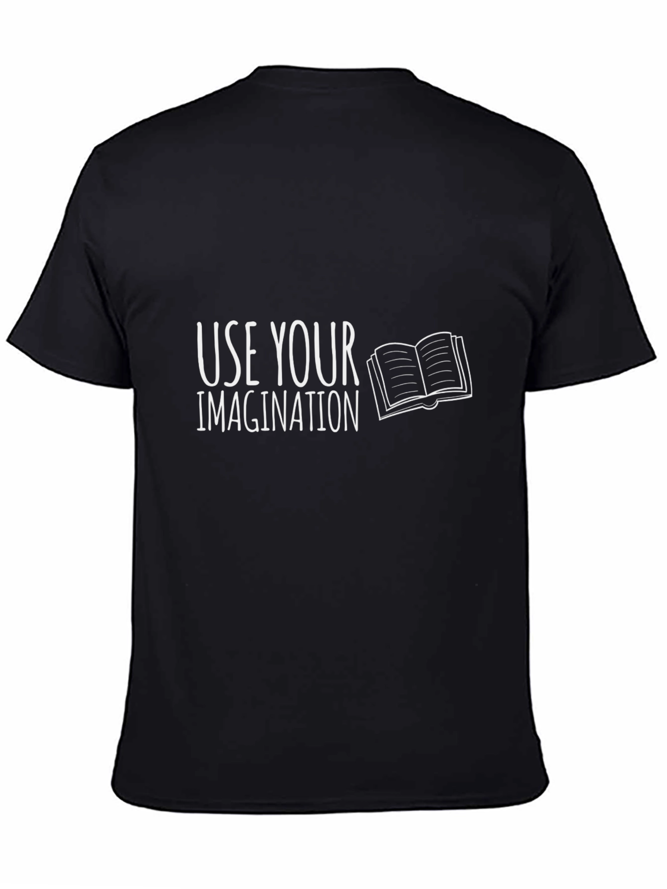 Use Your Imagination Black Graphic Tee