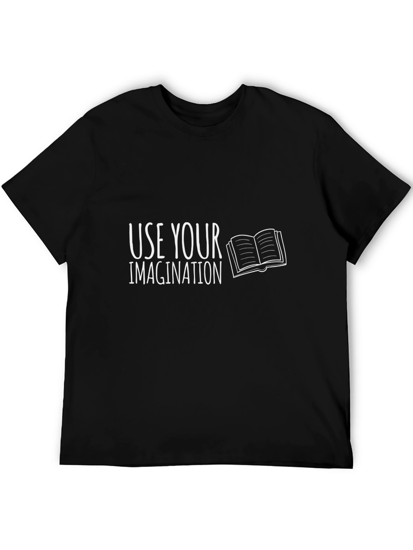 Use Your Imagination Black Graphic Tee