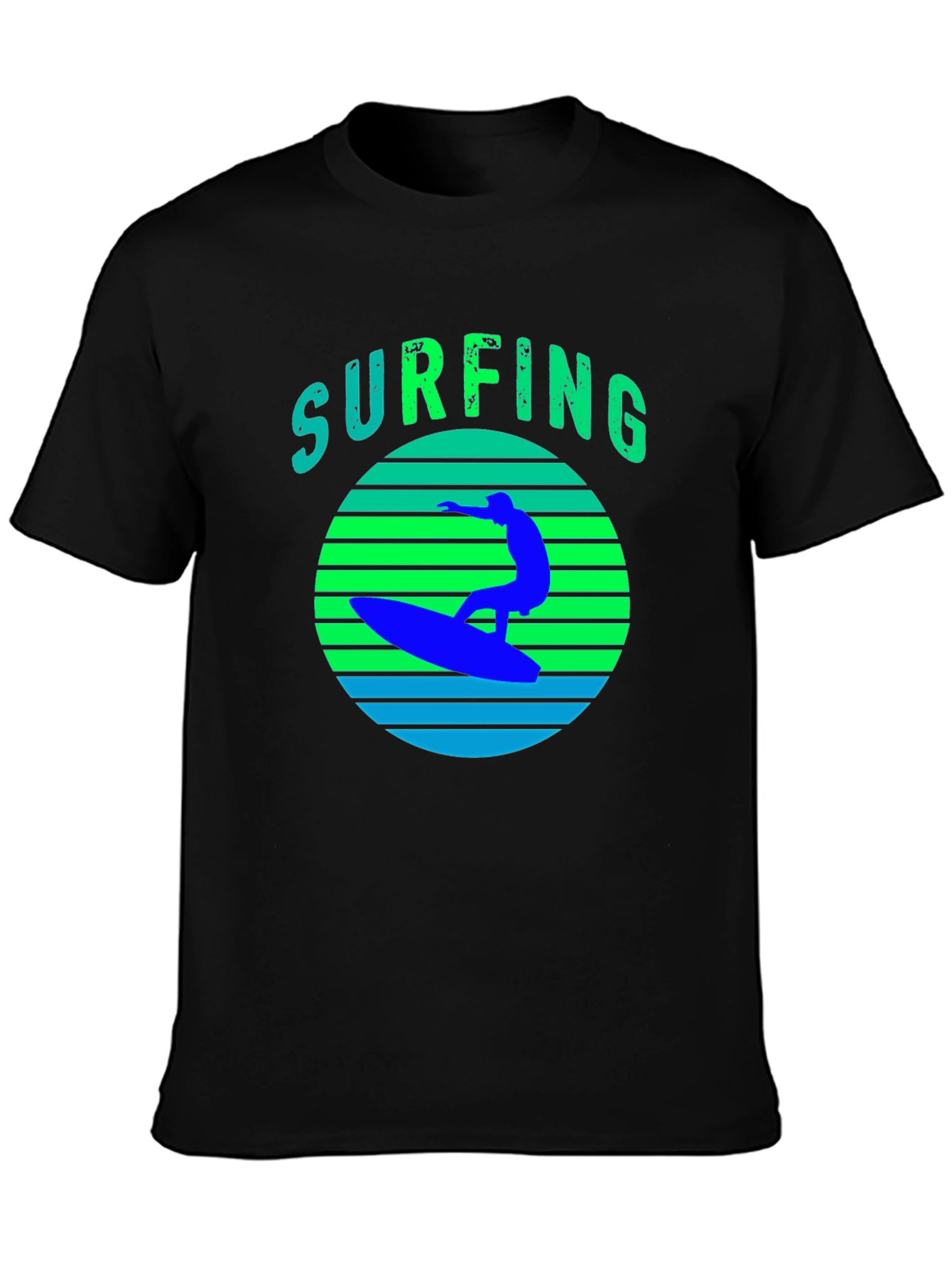 Surfing Sunset Graphic Tee