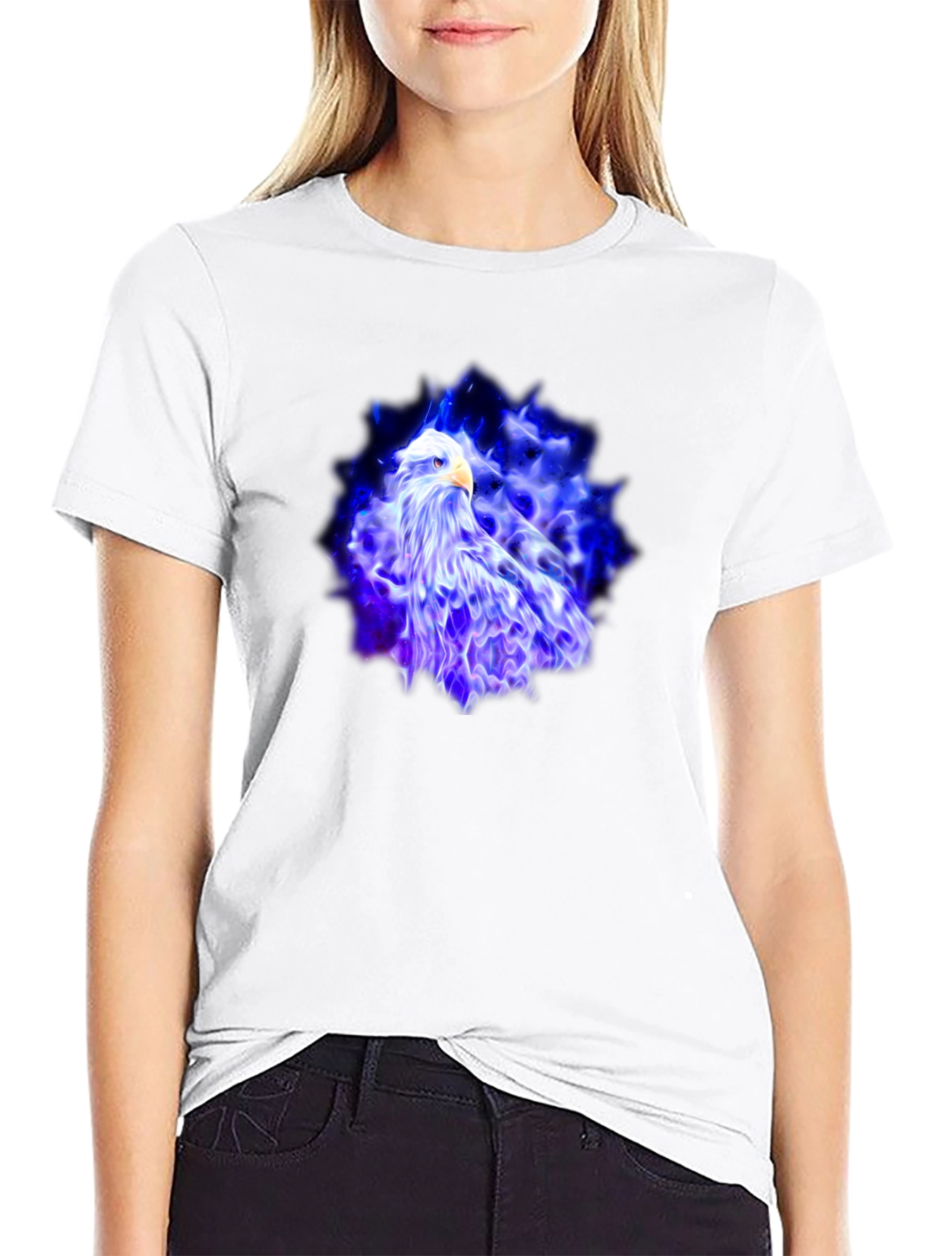 Eagle Fire T-Shirt - Black
